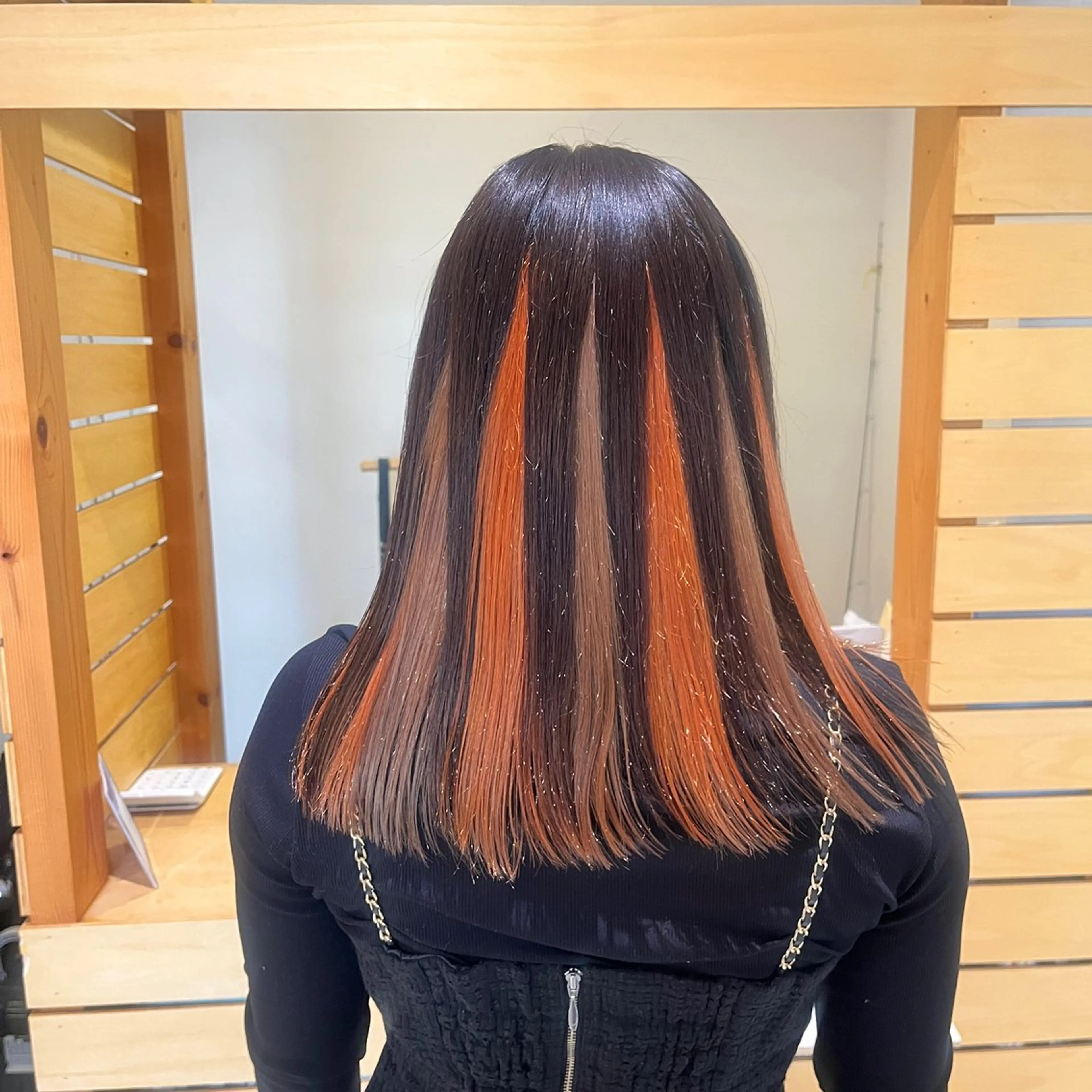 セミロング カラー ブリーチ ヘアカラー トリートメント RUBEUS【ルベウス】所属・✨艶々カラー🎨 杉本賢人のヘアスタイル