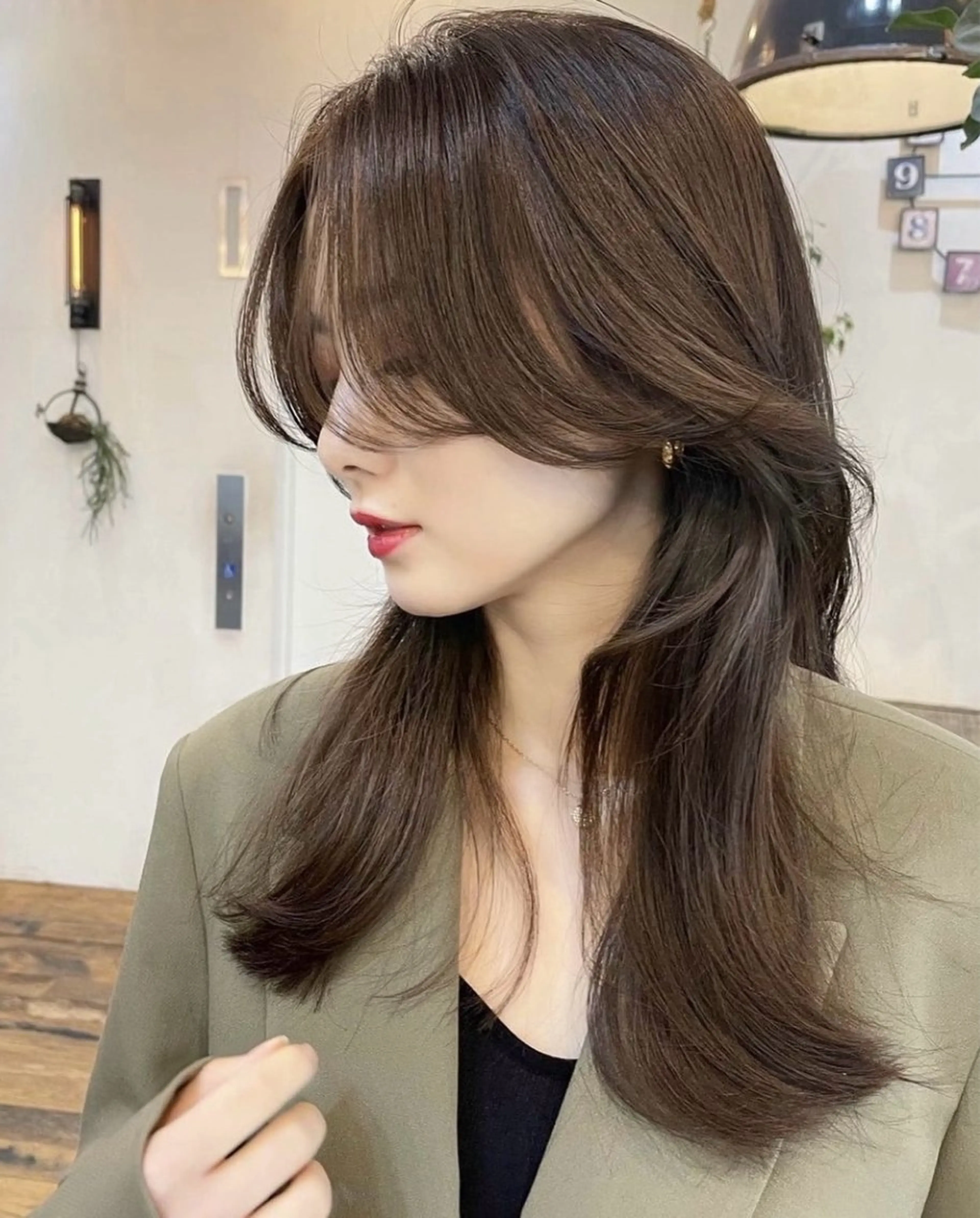 ロング ロング knot by belle所属・明津 桜空のヘアスタイル