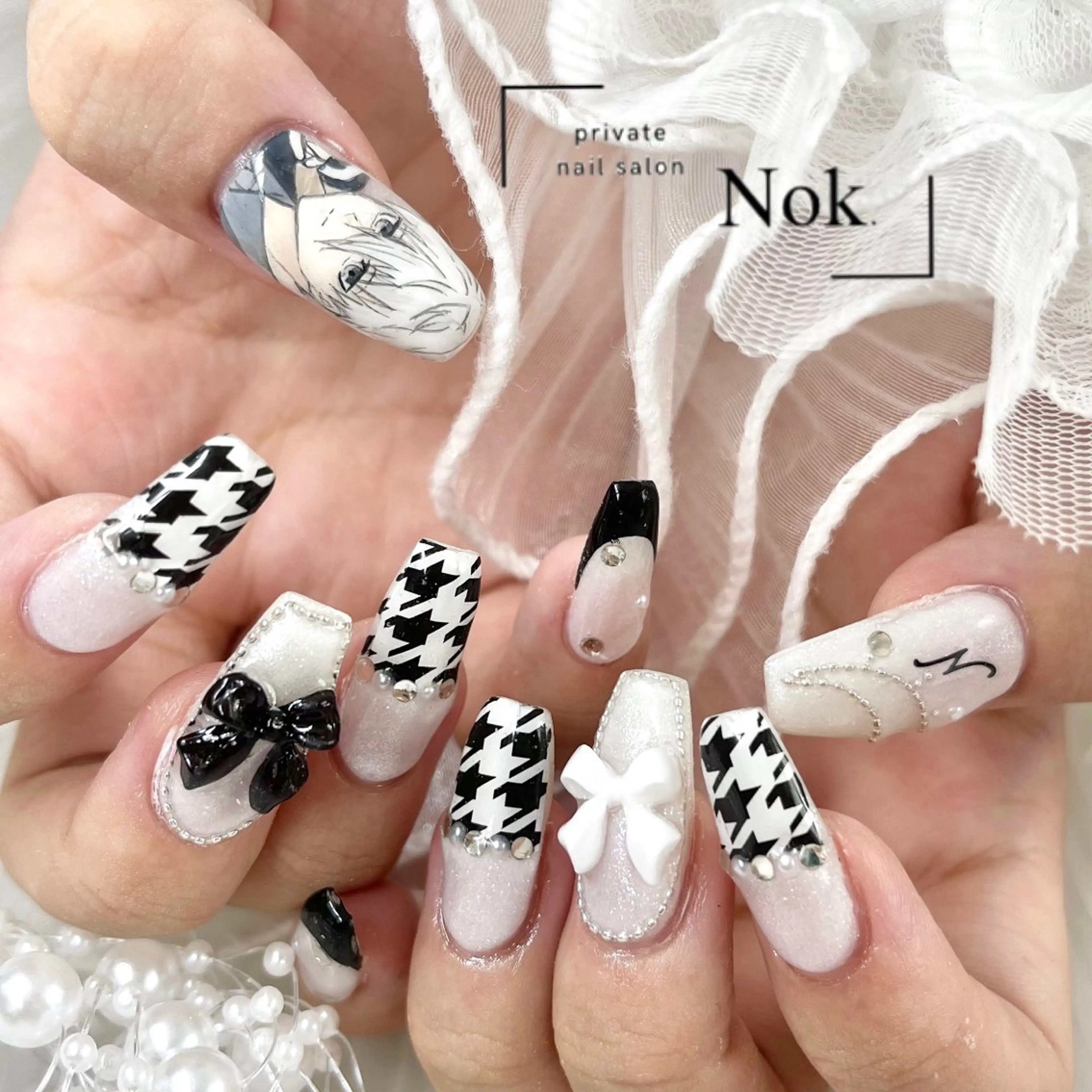 ネイル ハンドネイル 池袋痛ネイル Nok. 渡辺のネイルデザイン