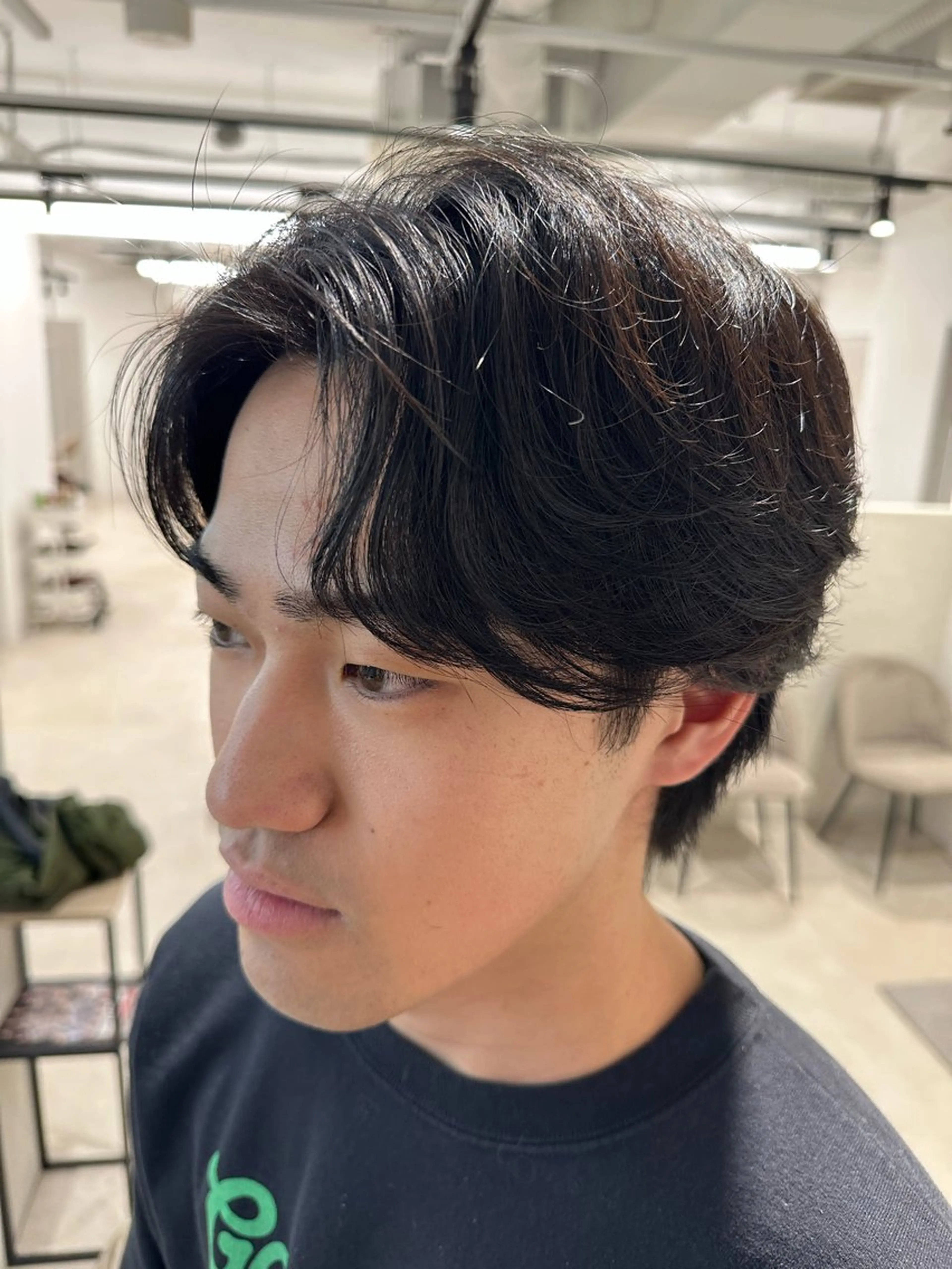 パーマ メンズ カット ヘアセット 市川透明感カラー &パーマ美容師Kaiのヘアスタイル