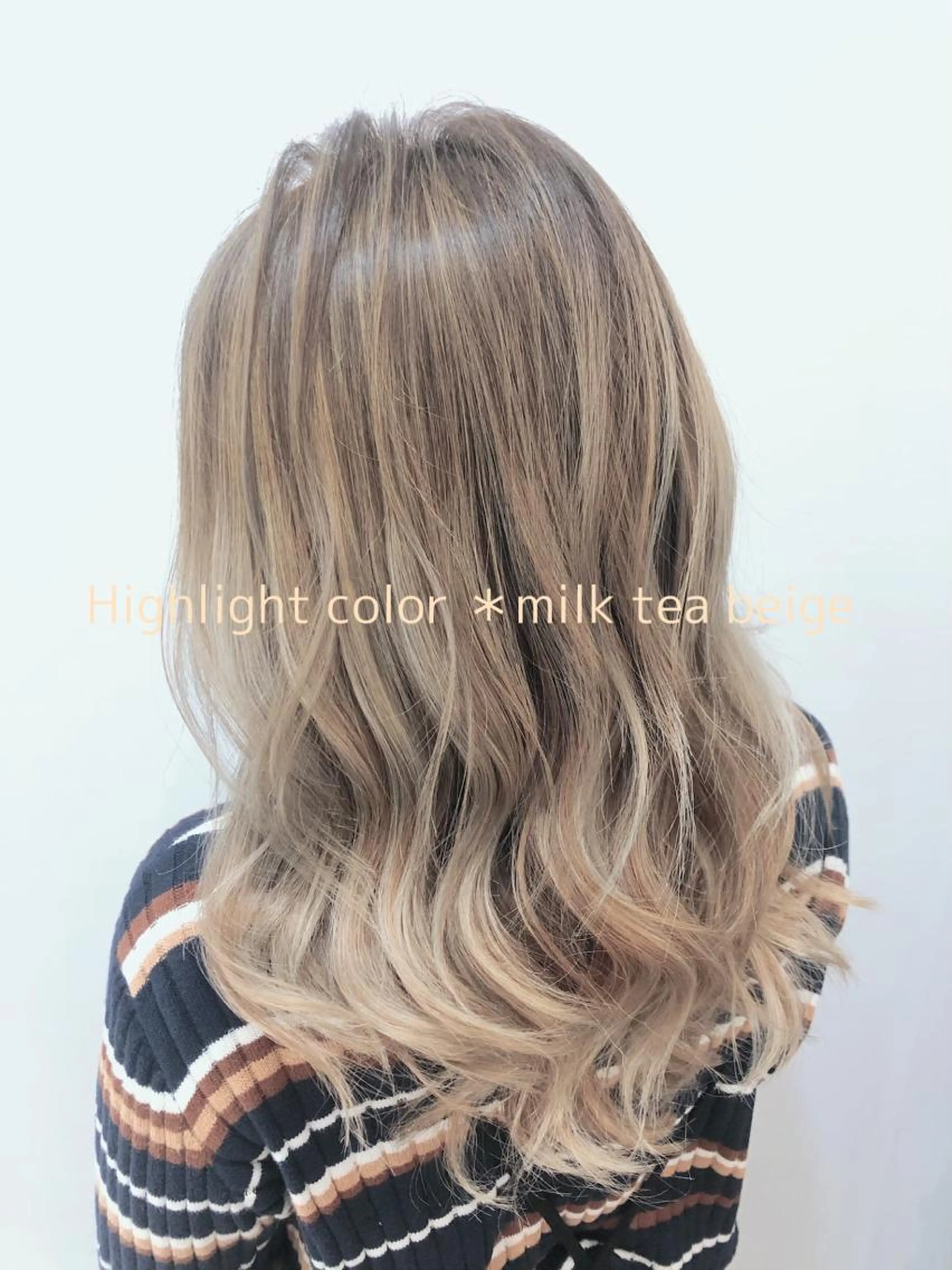 🧡平日🧡✨💗似合わせカット✂️＋デザインカラー（ハイライト・バレイヤージュ）＋トリートメント💗✨の写真