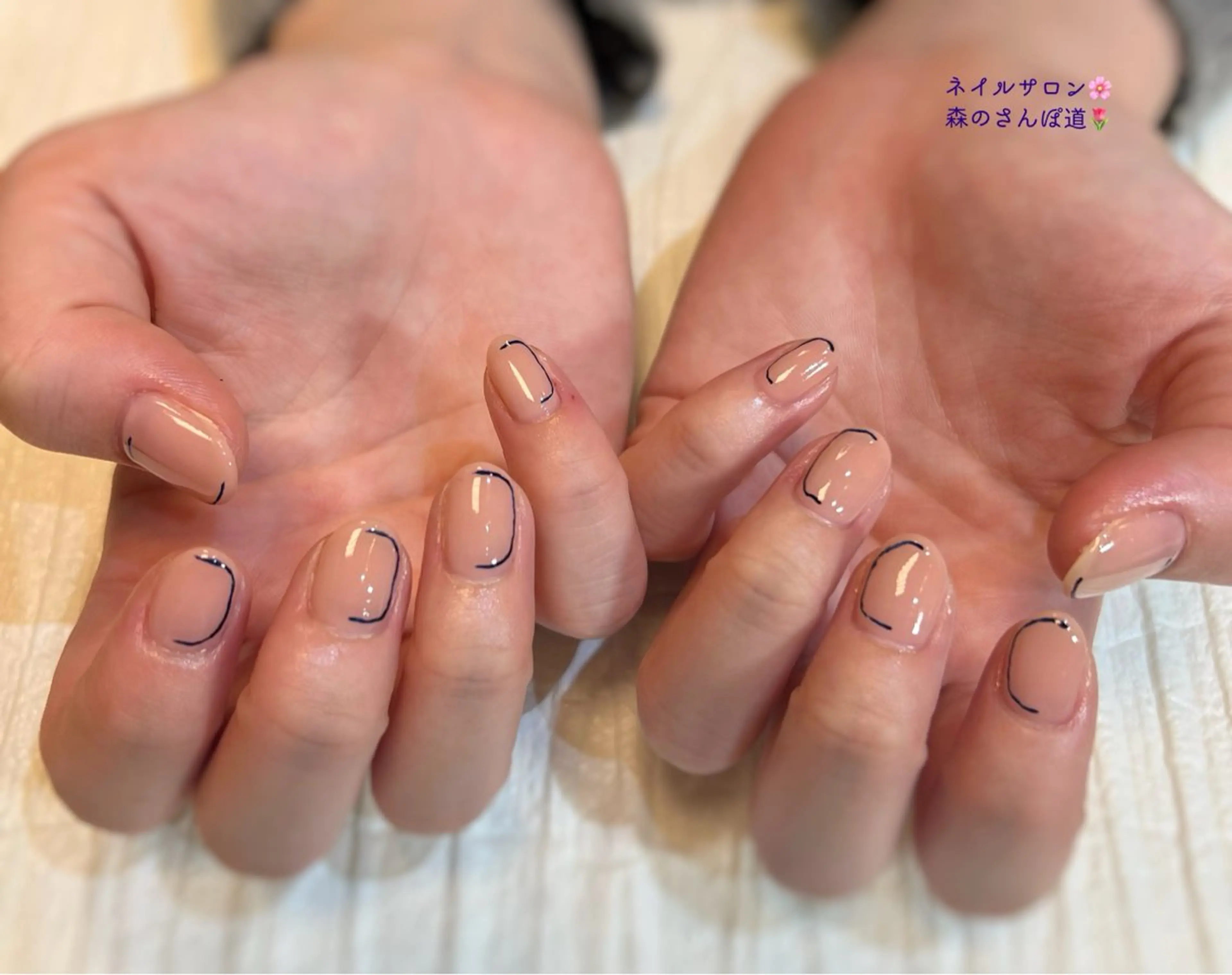 ネイル ハンドネイル 森のさんぽ道所属・ショートネイル 森のさんぽ道のネイルデザイン