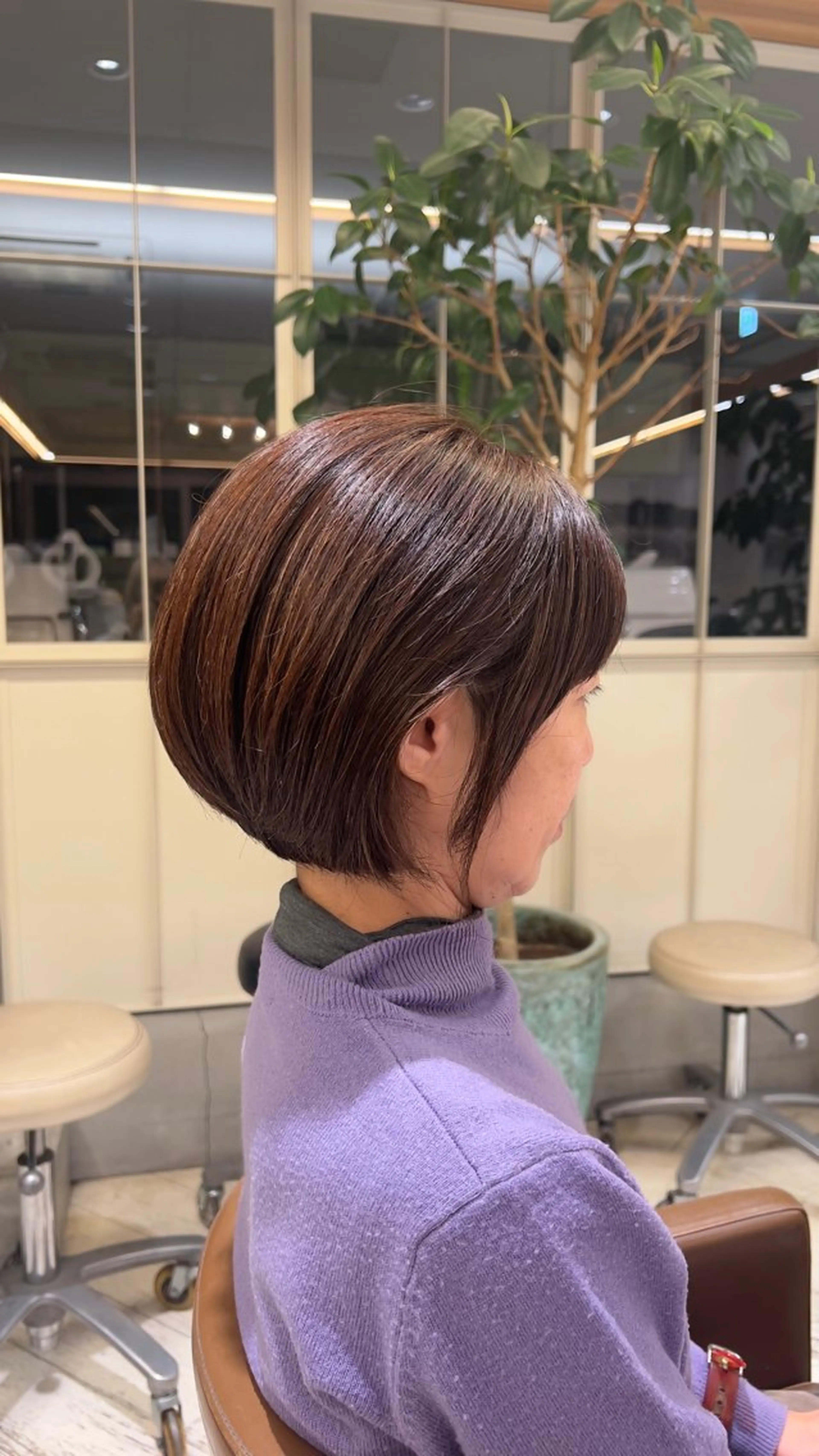 ショート ボブ ミセス ショートヘア レイヤースタイル /宮本セナのヘアスタイル