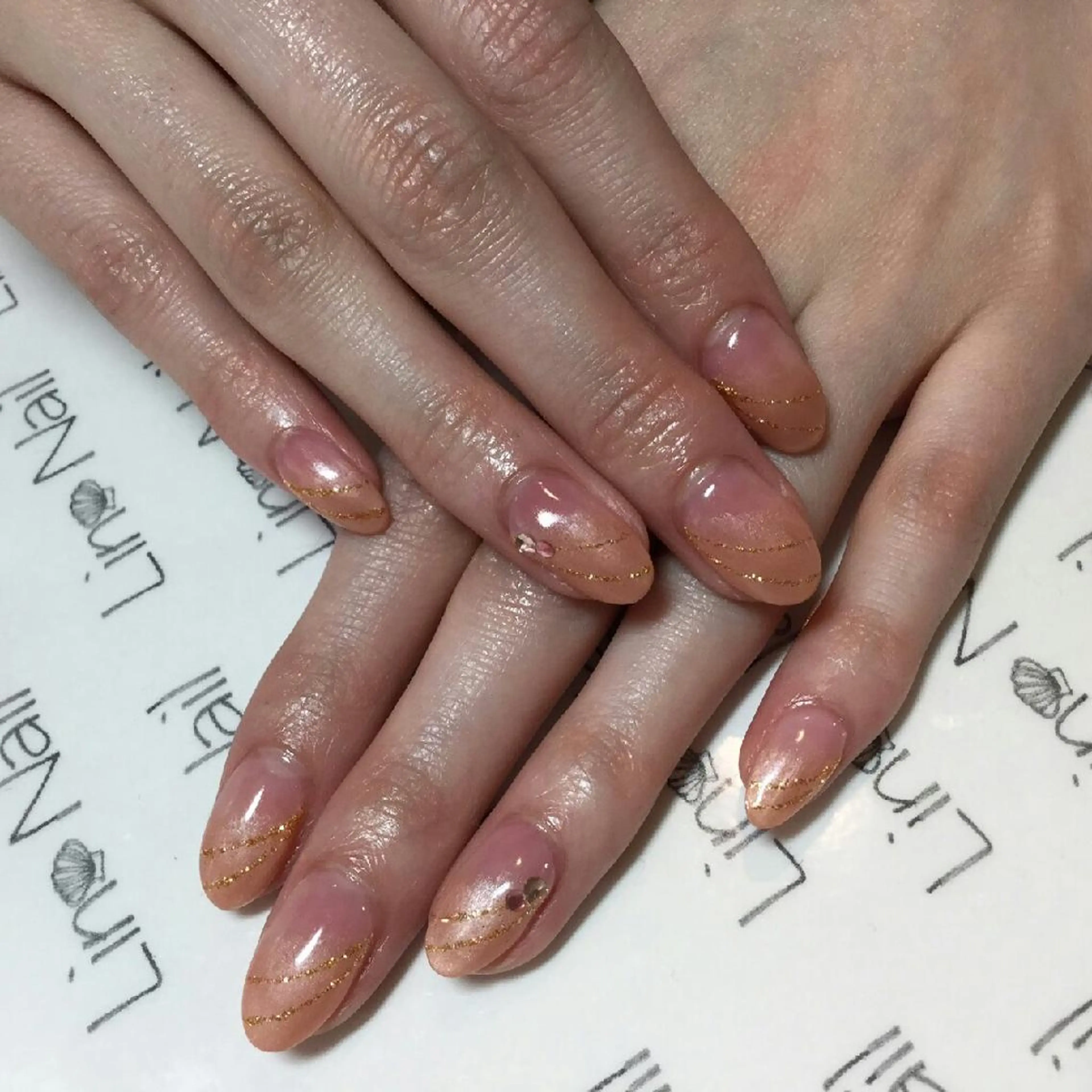 ショート ミディアム セミロング カラー ロング ネイル まつエク シンプルネイル Lino Nail(リノネイル)所属・Lino Nail sekitomiのネイルデザイン