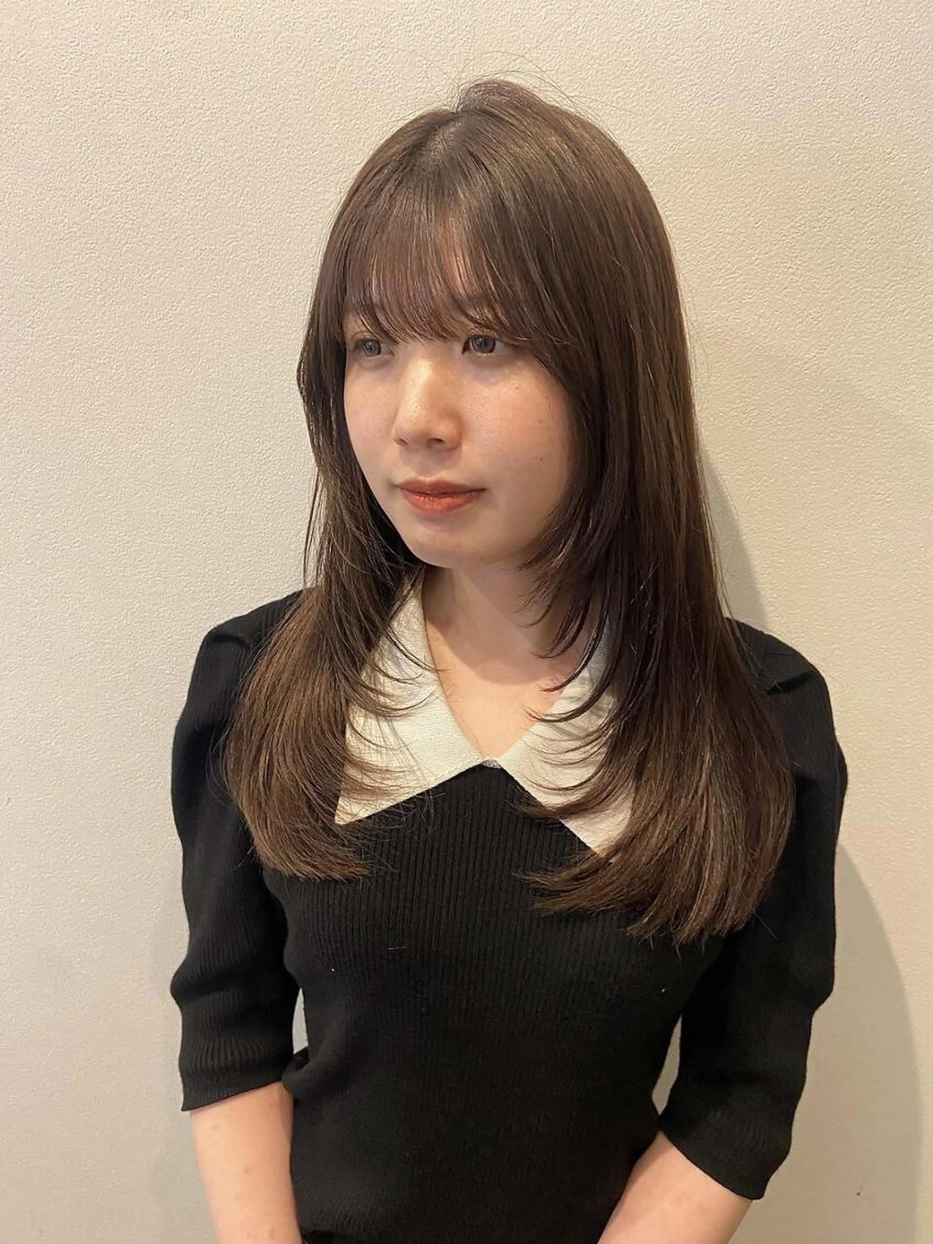 透明感カラー&似合わせカット ※長さによってはロング料金がかかります。の写真