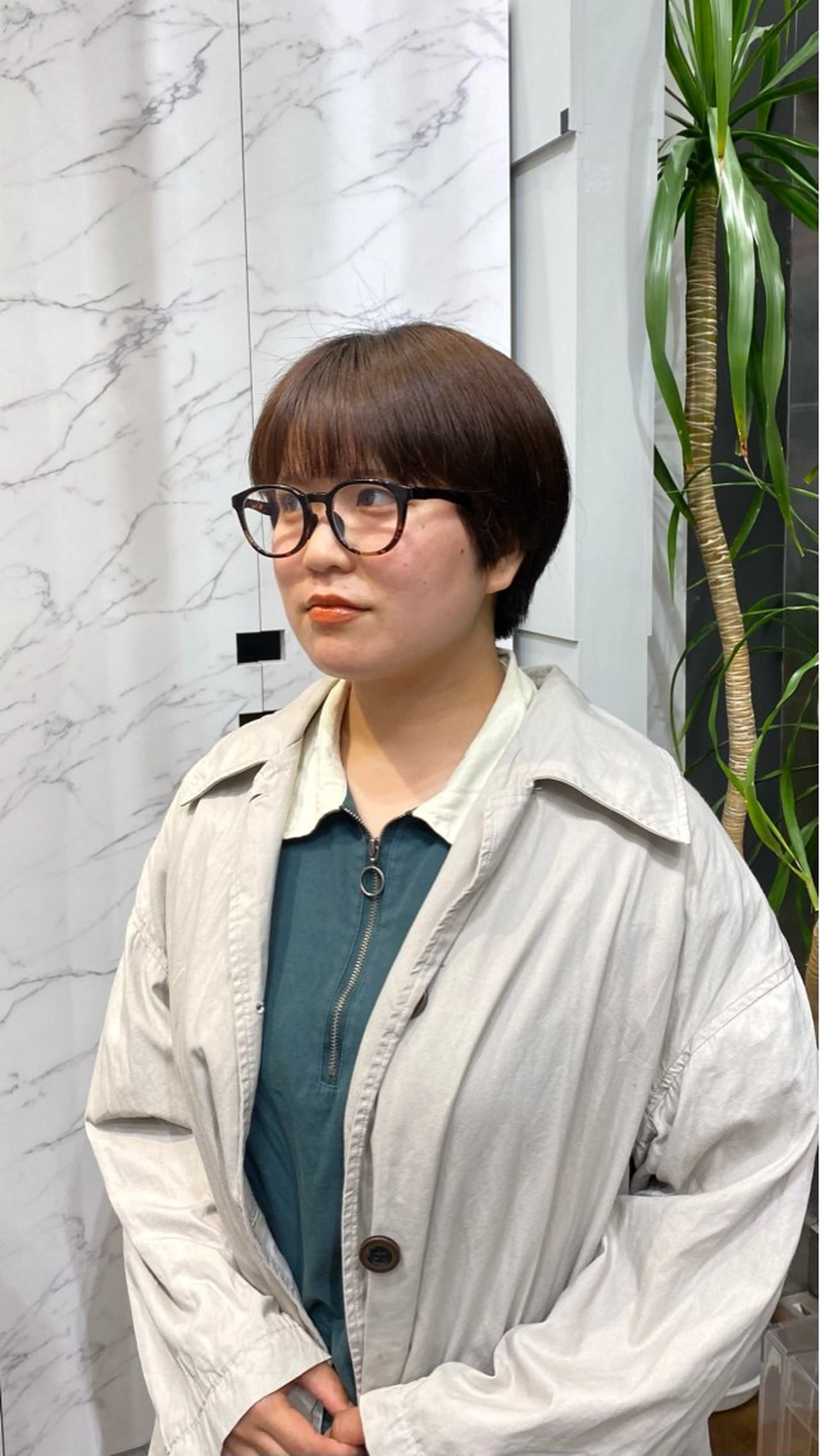 ショート マツザキ マナトのヘアスタイル