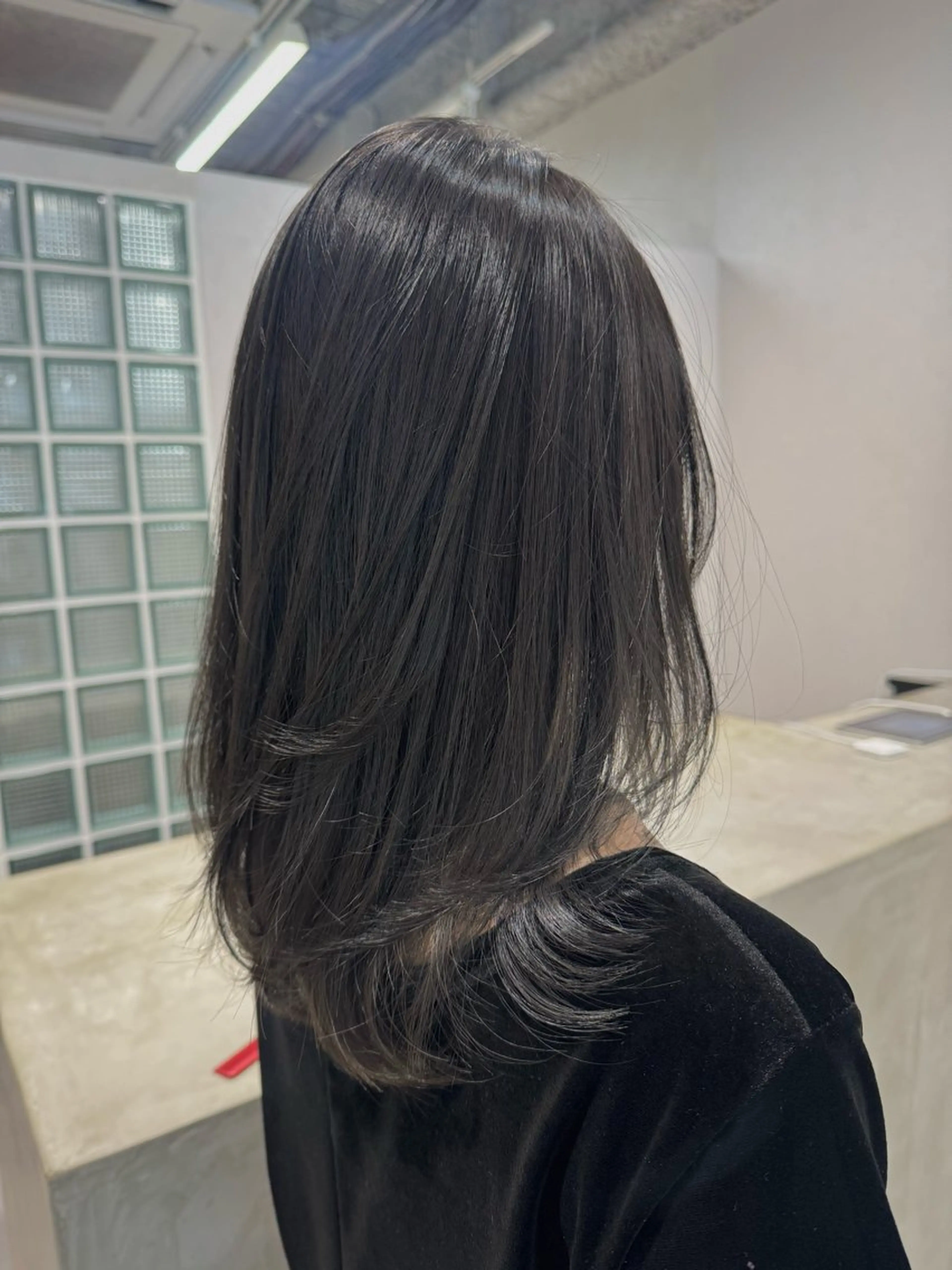 セミロング 透明感カラー✴︎ SAYAKAのヘアスタイル