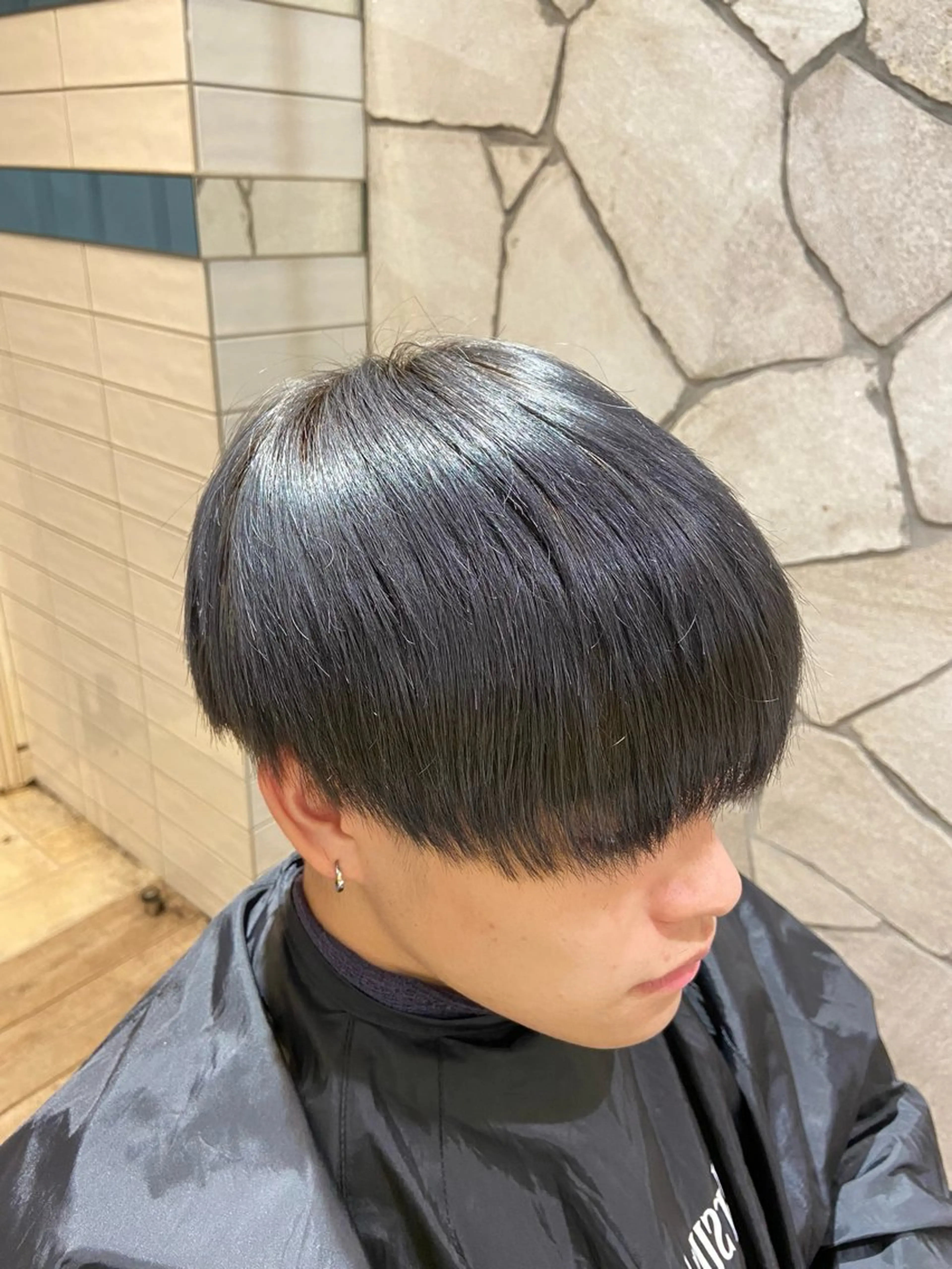 【男性限定クーポン】カット + ブリーチ + オンカラー 🧡🩵🌿の写真