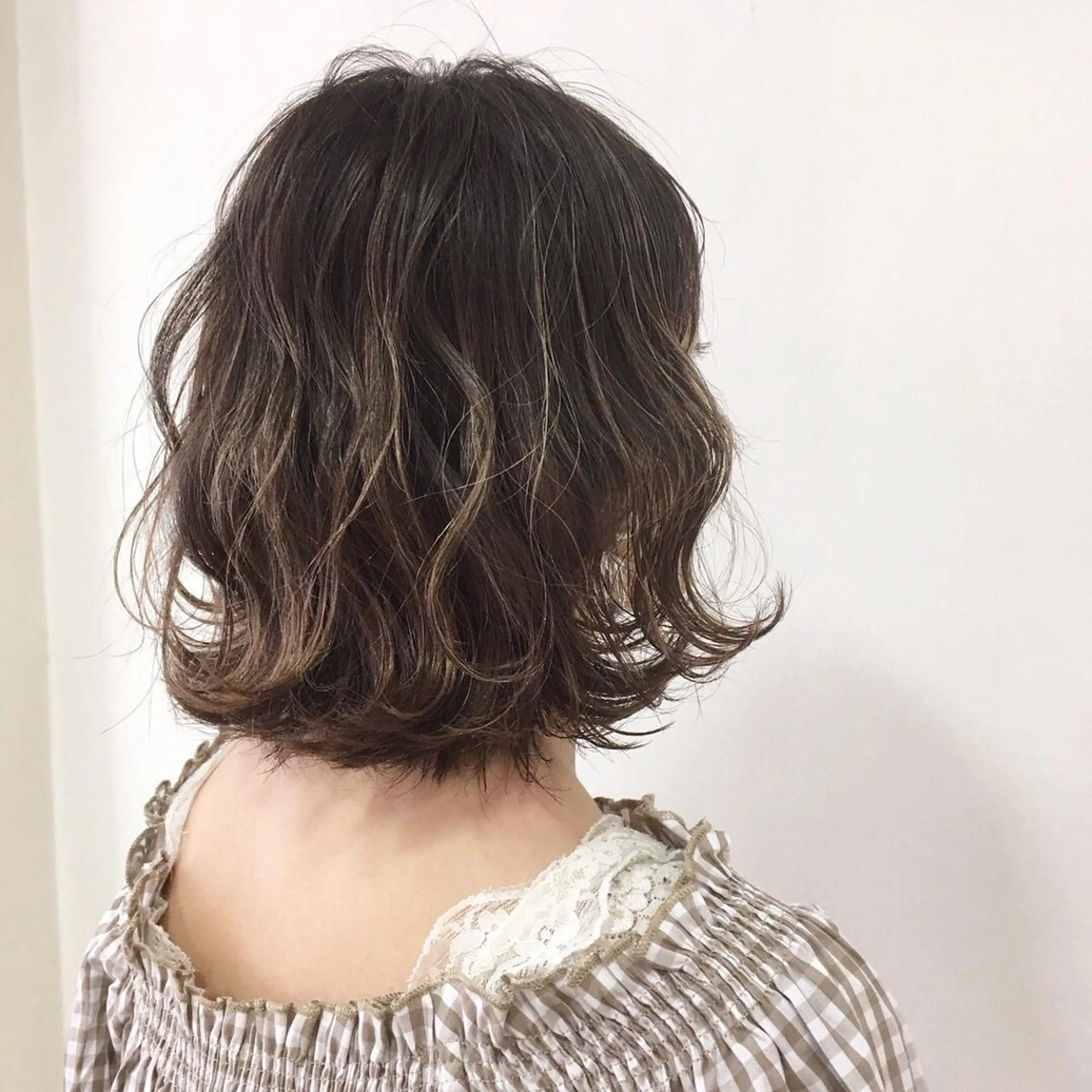 ミディアム GLROW haruhiのヘアスタイル