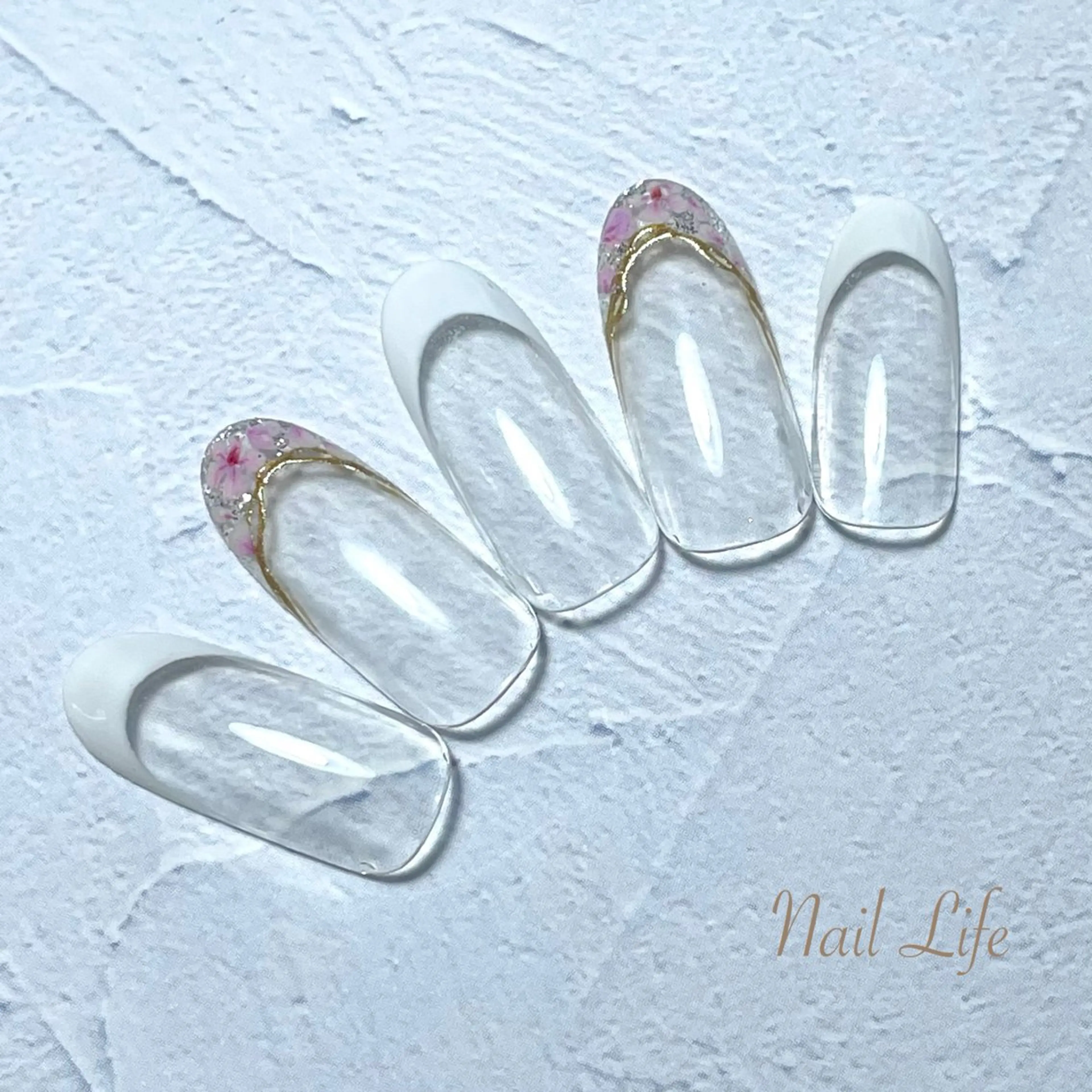 ネイル フレンチネイル 大嶋 めぐみのネイルデザイン