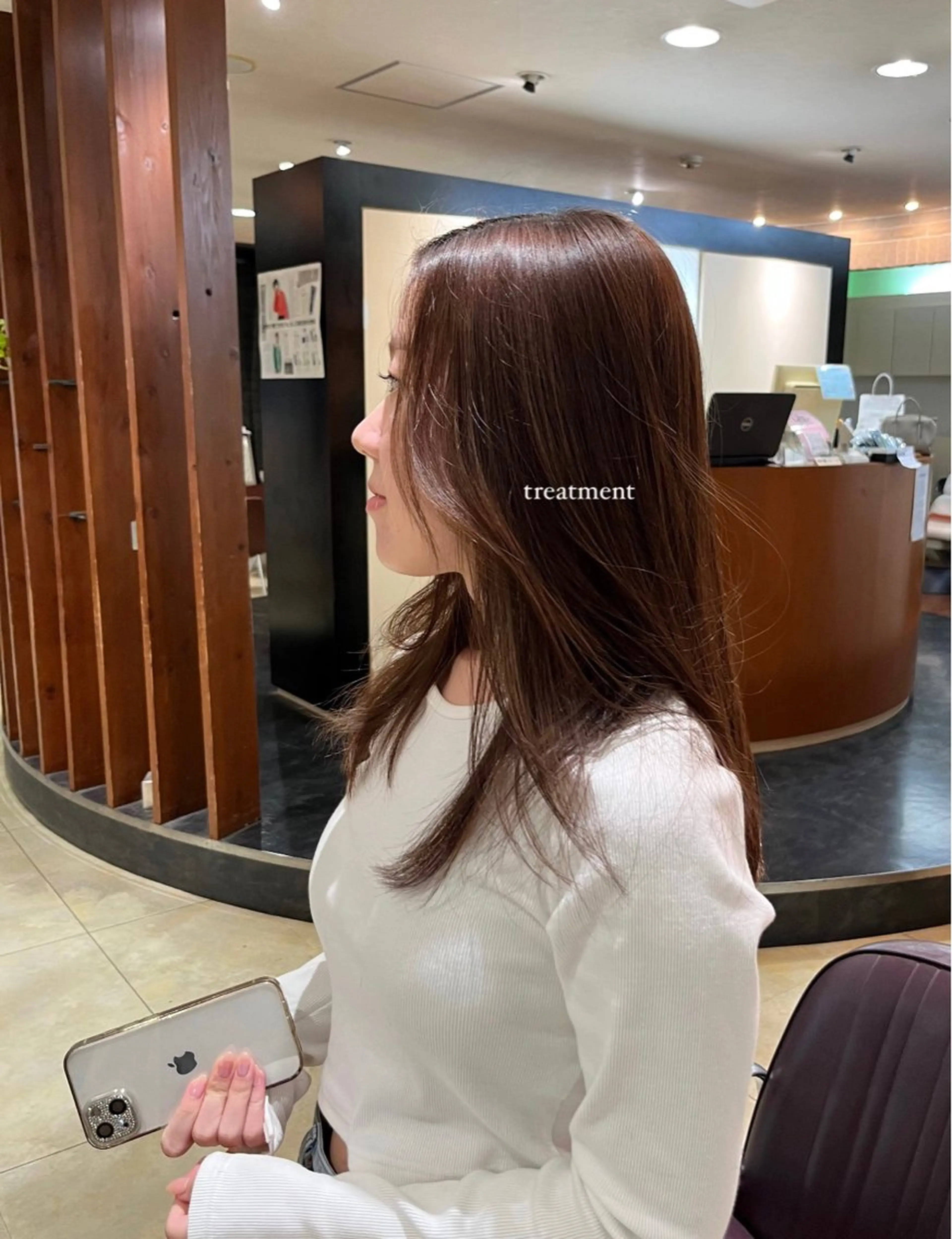 ロング 大野 桃果のヘアスタイル