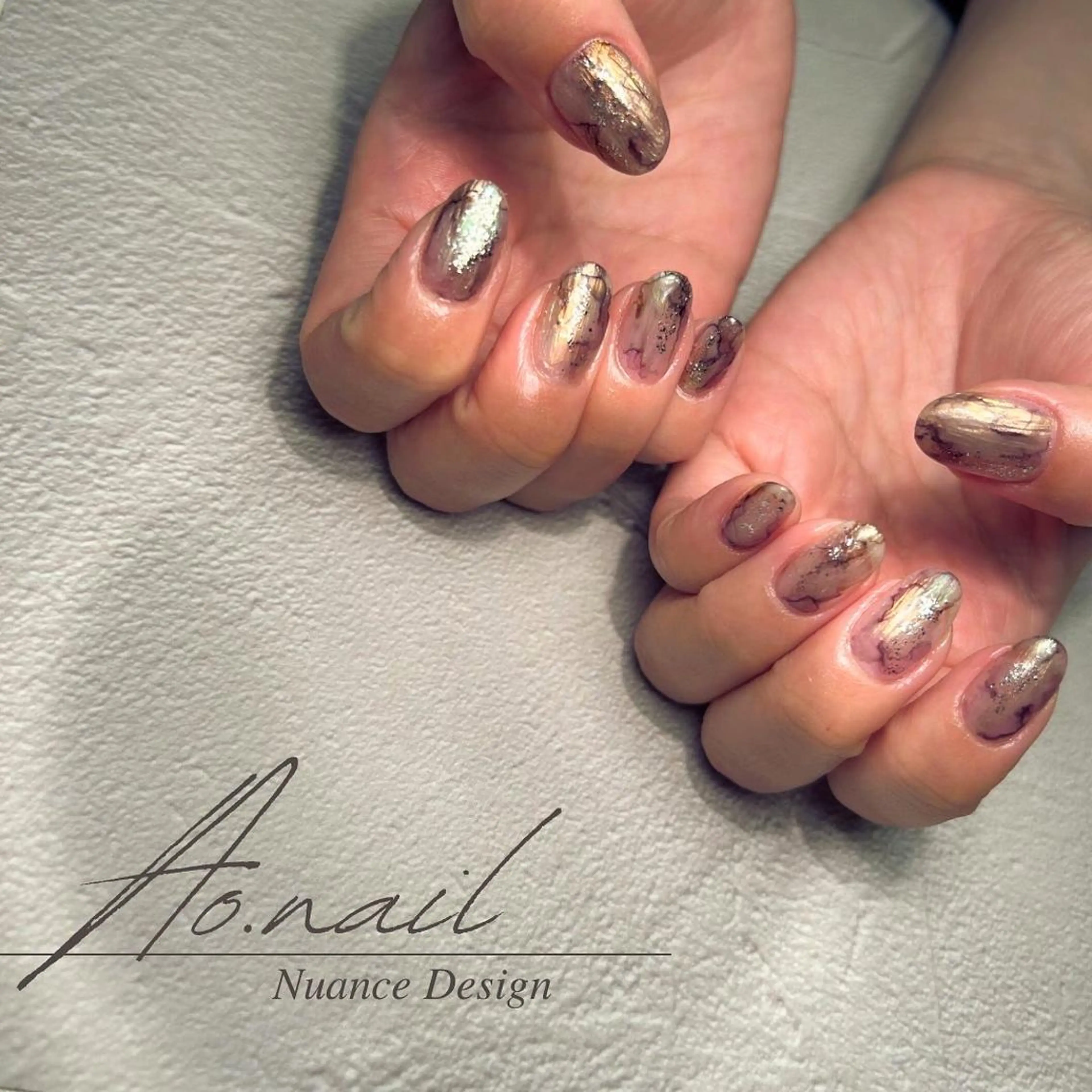 ネイル オーロラネイル ニュアンスネイル Ao. Nailのネイルデザイン