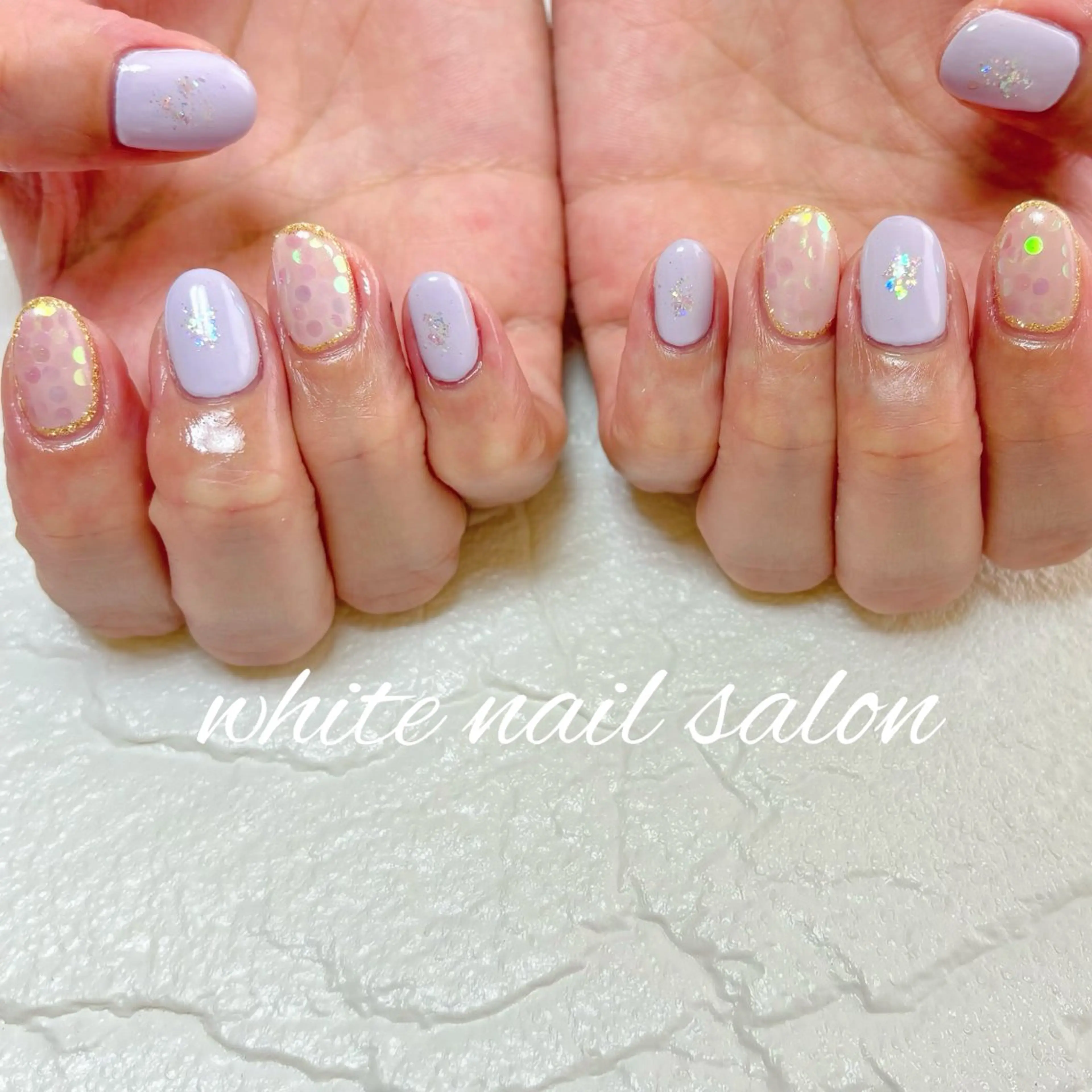 ネイル ホワイト ハンドネイル white nail salonのネイルデザイン