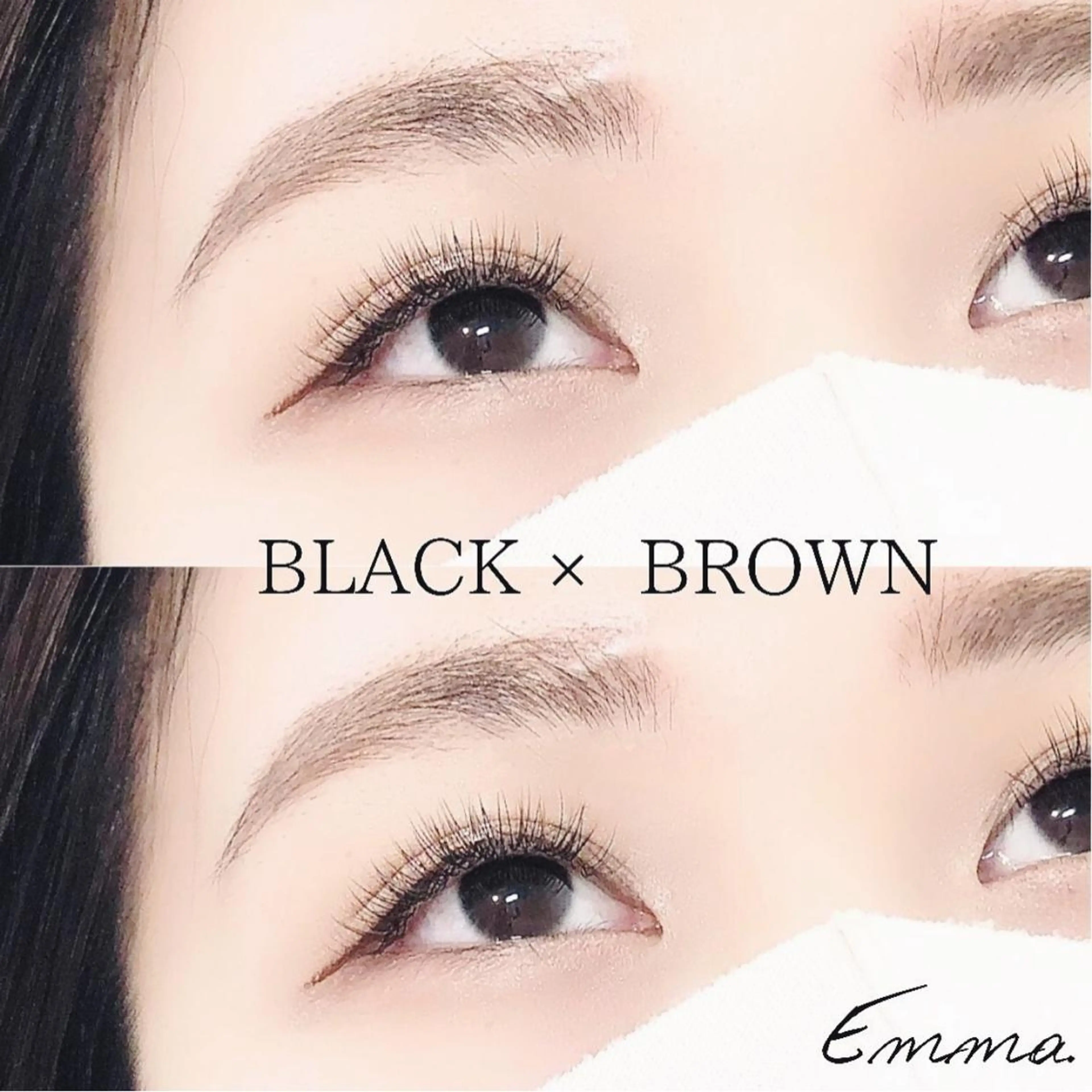 マツエク・マツパ カラーマツエク .mel 【ドットメル】のマツエク・マツパデザイン