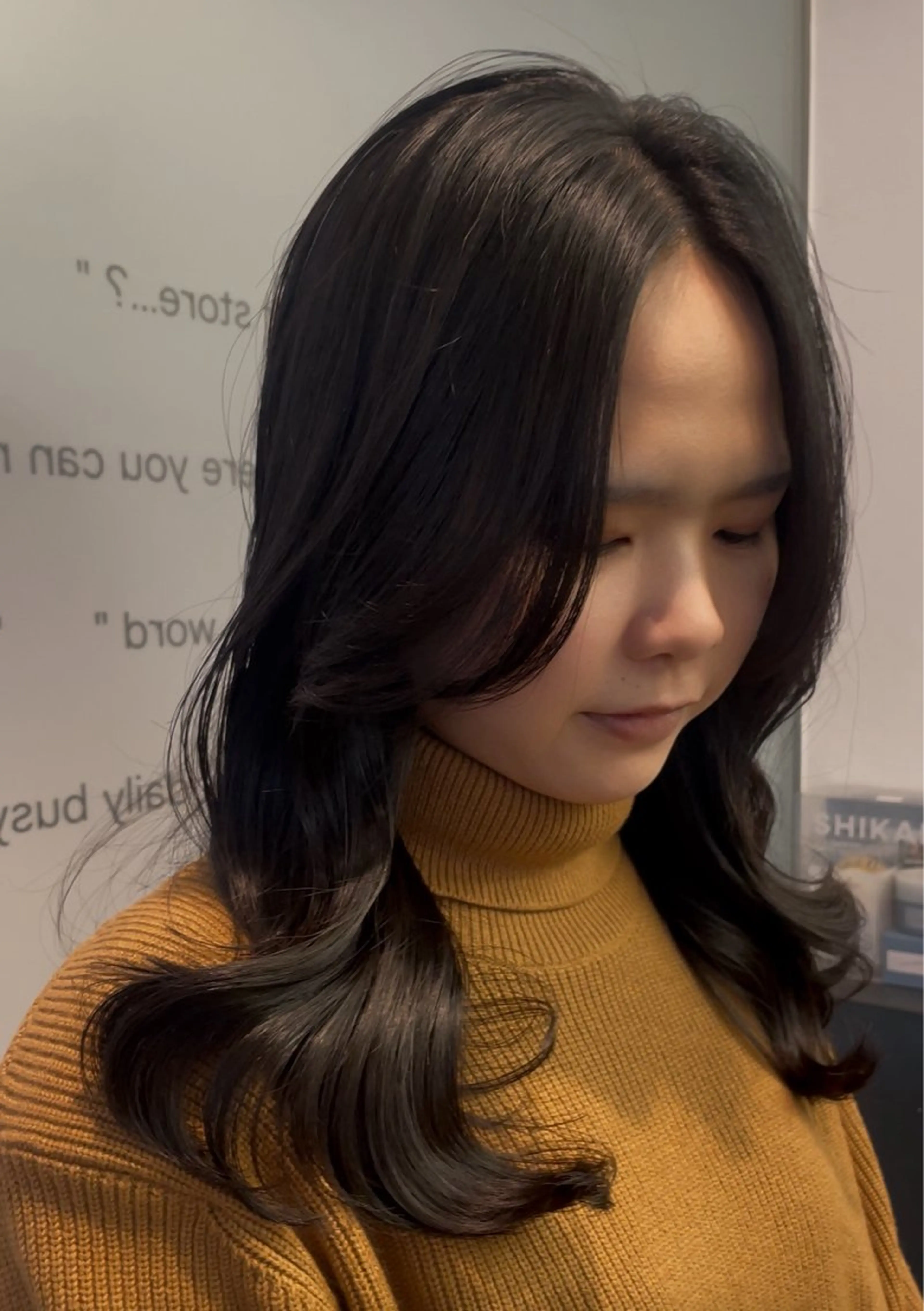 ロング カット パーマ トリートメント レイヤー/デジパ SAKIのヘアスタイル