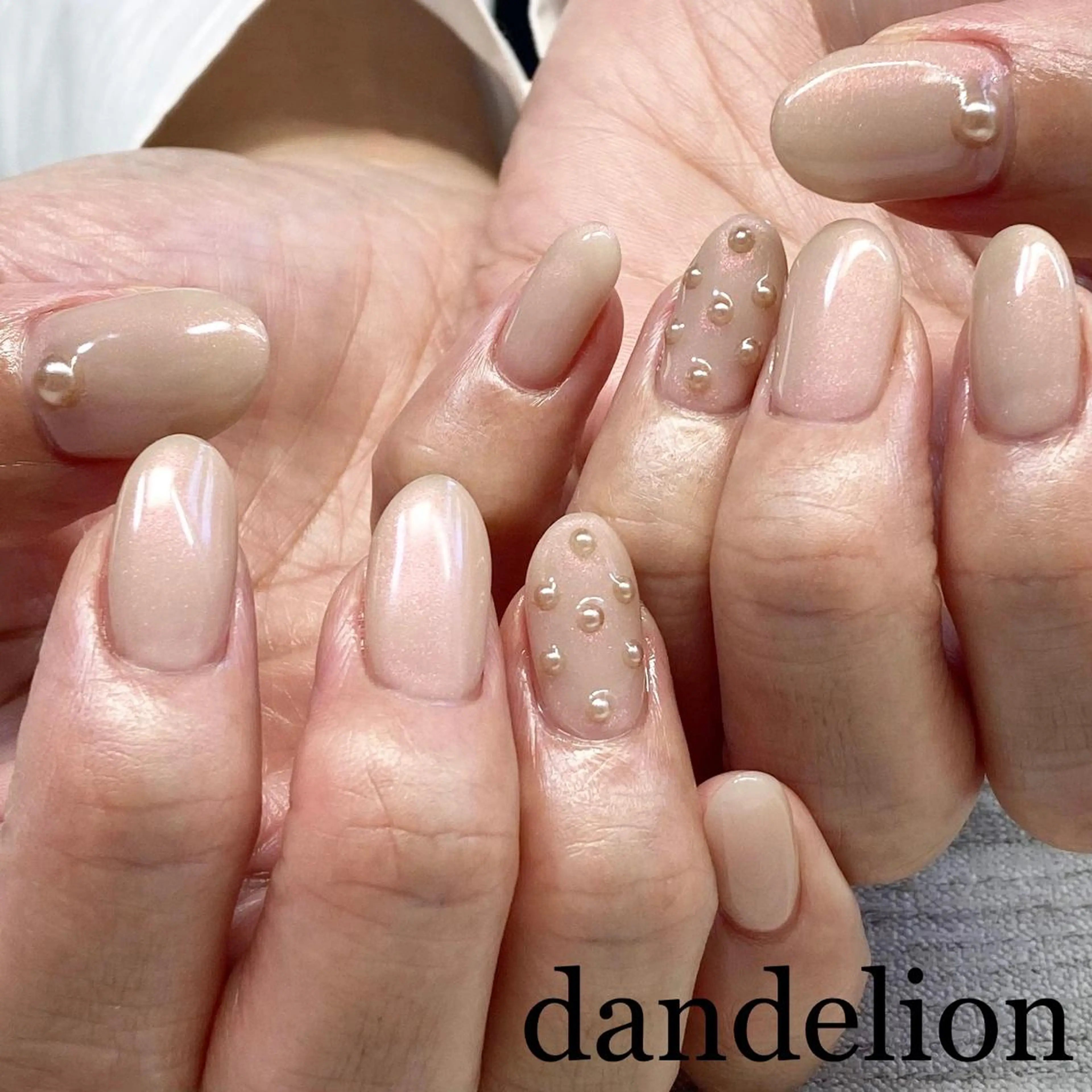 ネイル ハンドネイル ハンドケア dandelion ダンデライオンのネイルデザイン