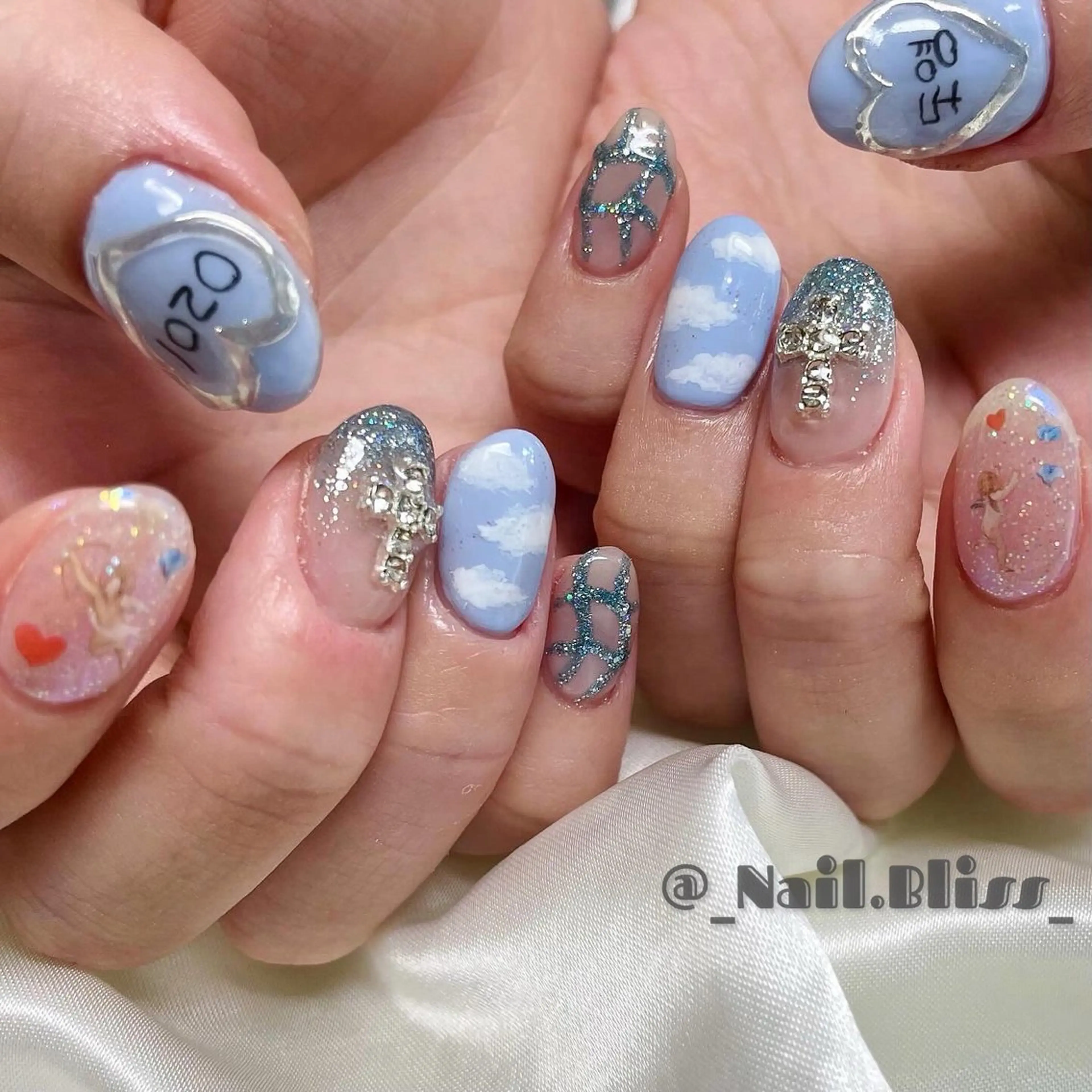 ネイル 持ち込み ハンドネイル NAIL BLISSのネイルデザイン