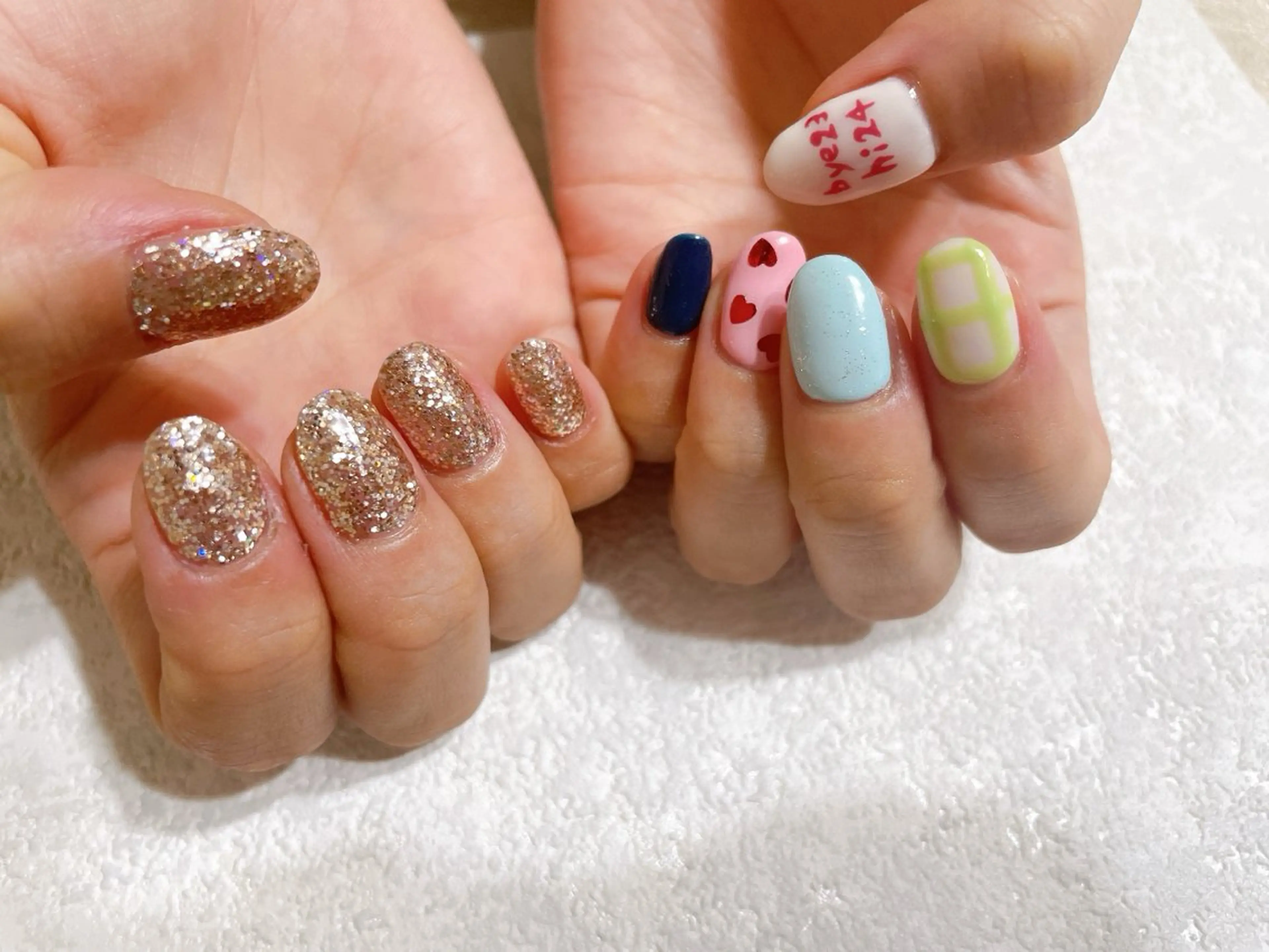 ネイル ジェルネイル 韓国ネイル パラジェル 冬ネイル kikinail 溝の口のネイルデザイン