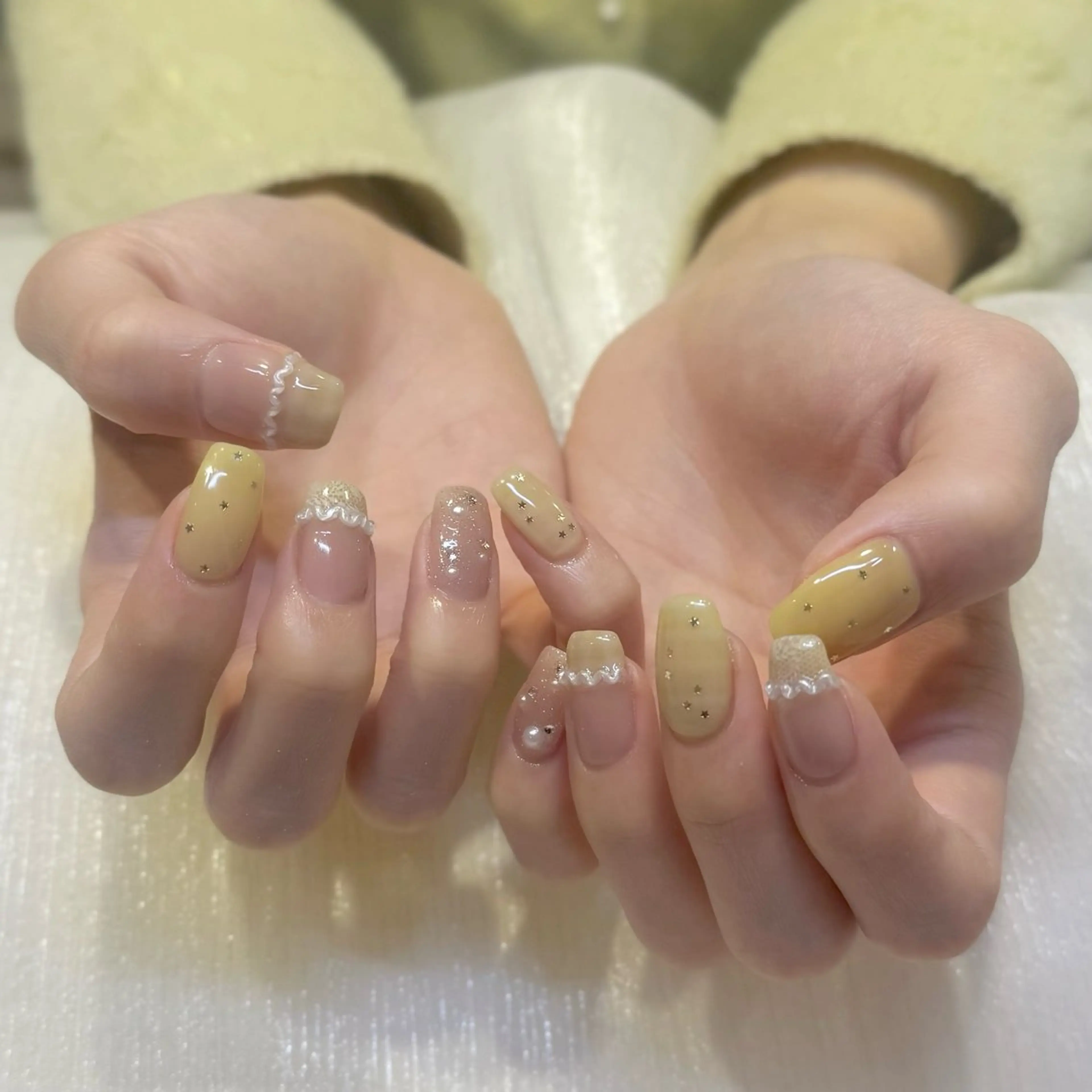 ネイル ハンドネイル 新井 ひなののネイルデザイン