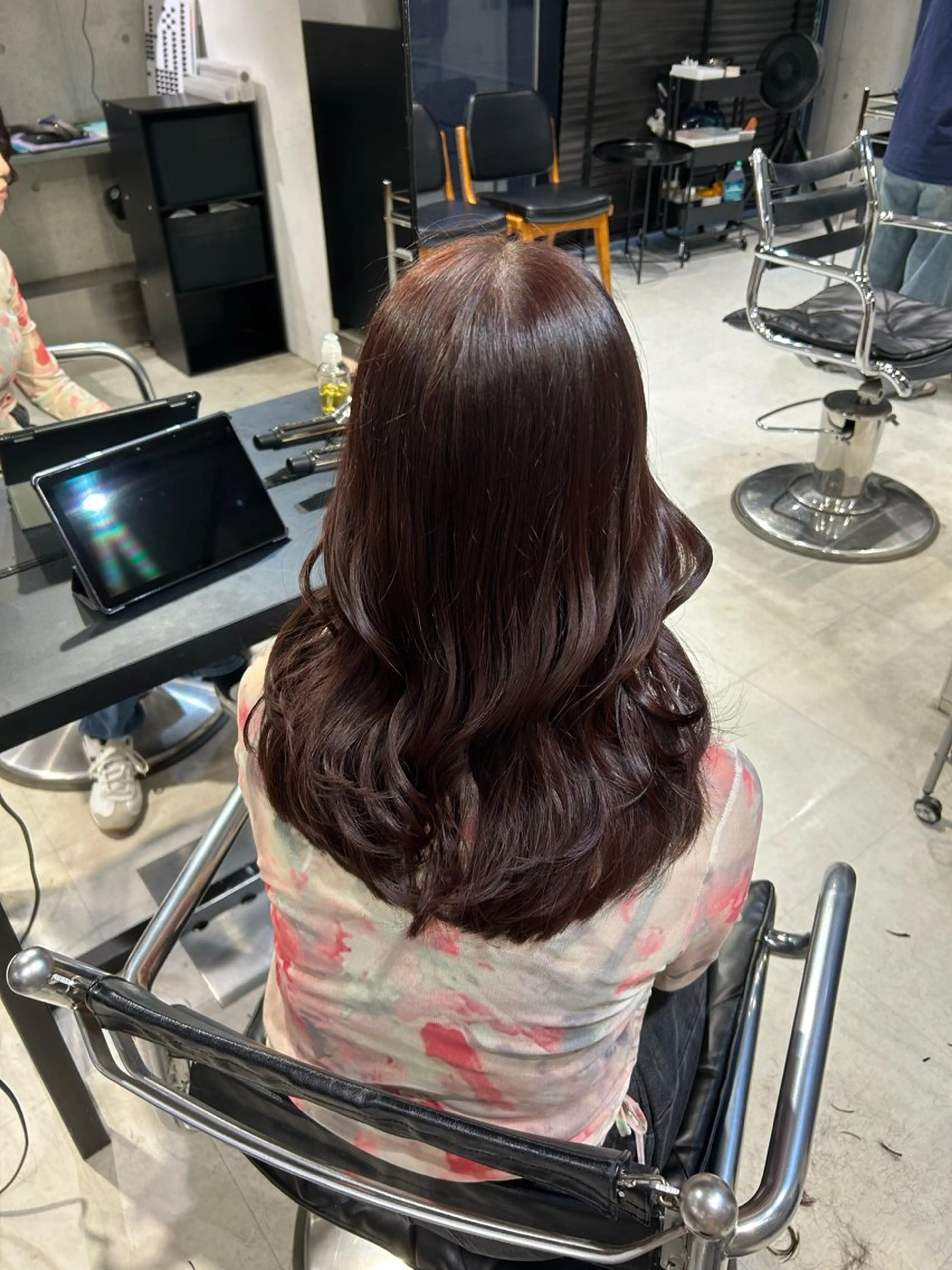 ロング カラー ヘアアレンジ カット ヘアカラー トリートメント ボブ艶モテカラー🫧 カリンのヘアスタイル