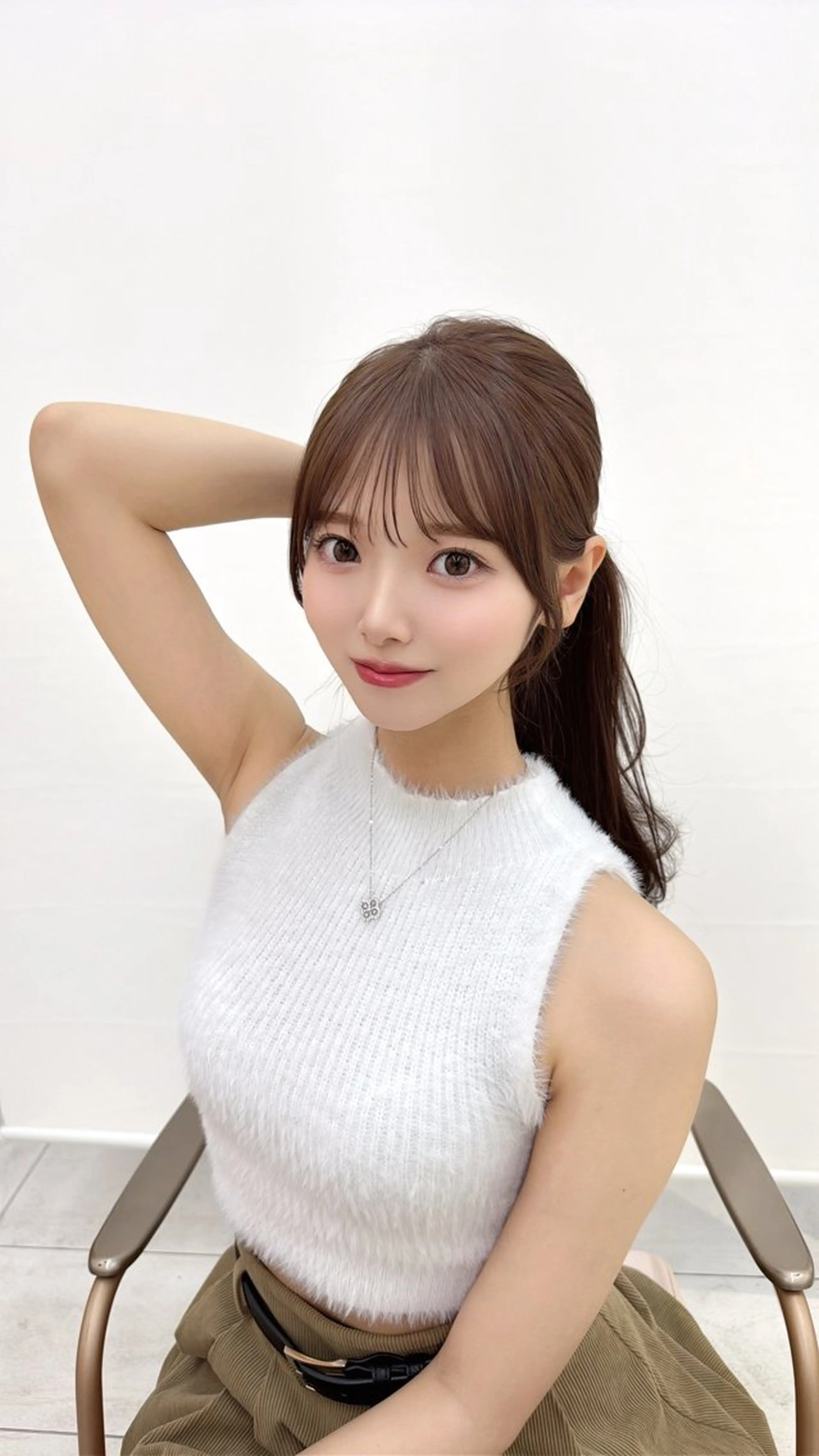 お顔まわりカット✂︎➕透明感カラー🤍➕2step外部補修トリートメントor髪質改善トリートメントの写真