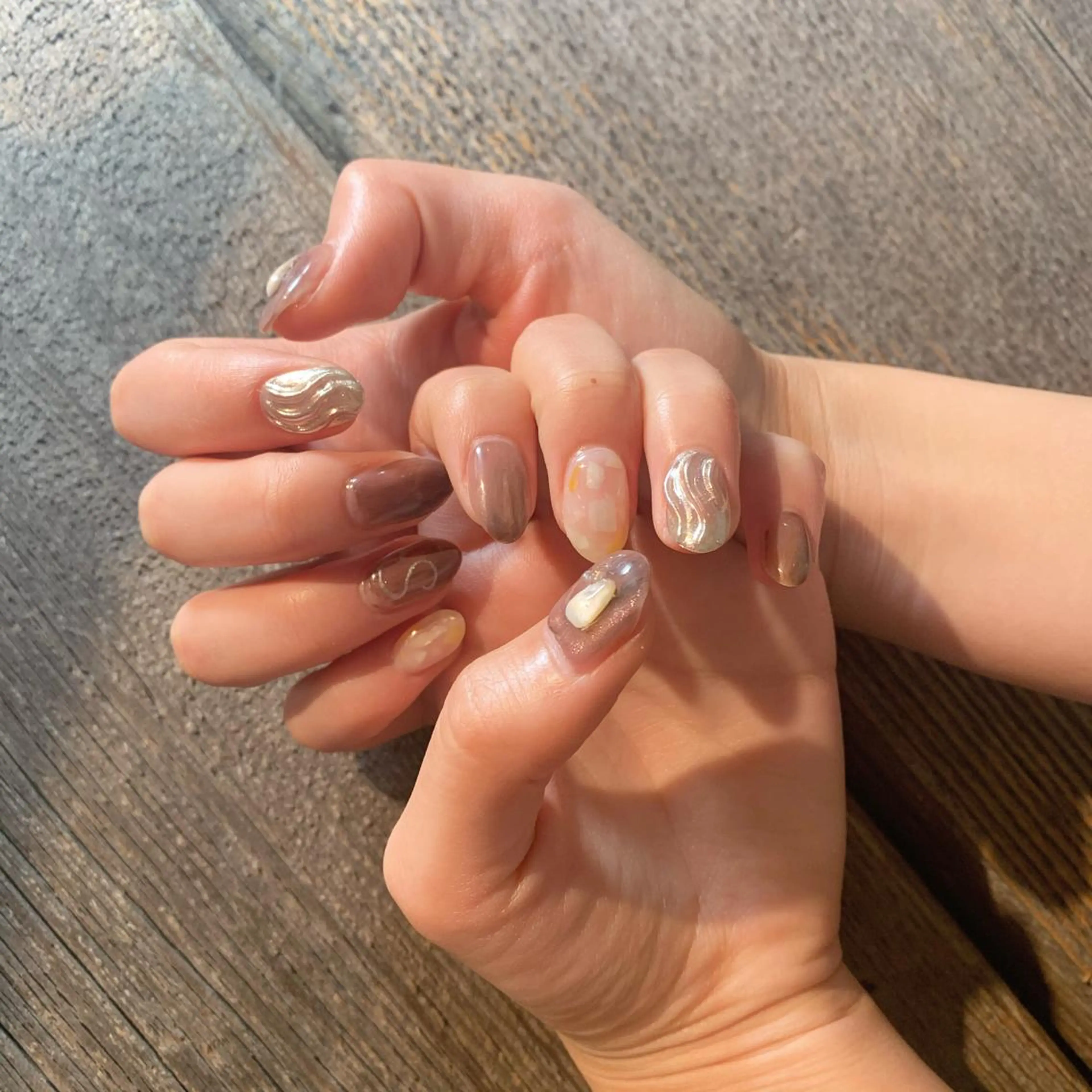 ネイル AOI✩⡱ y2kネイルのネイルデザイン