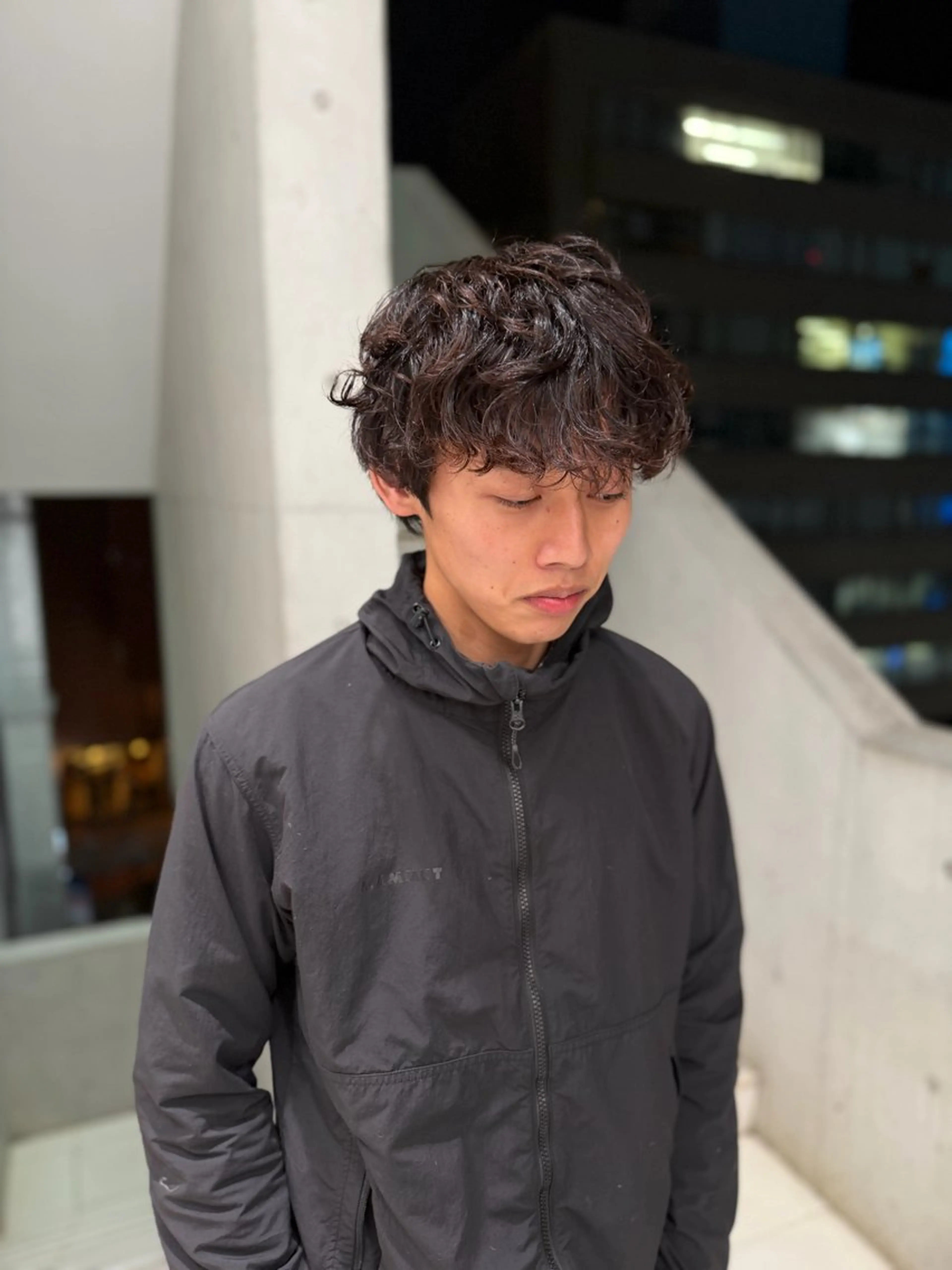 パーマ メンズ カット パーマ パーマ特化/フェザー パーマシャドウ/真生のヘアスタイル