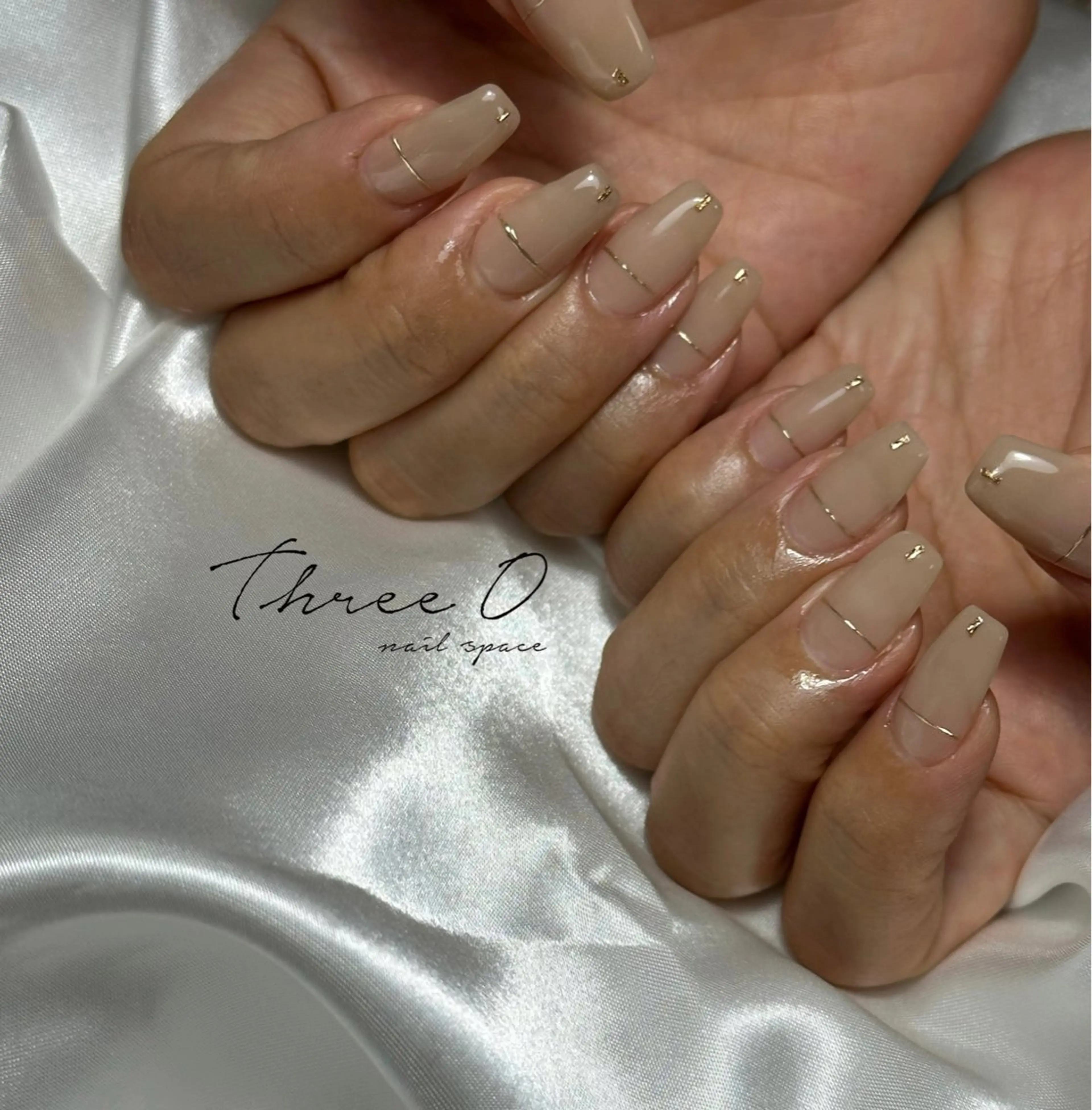 ネイル ハンドネイル three 0 nail spaceのネイルデザイン