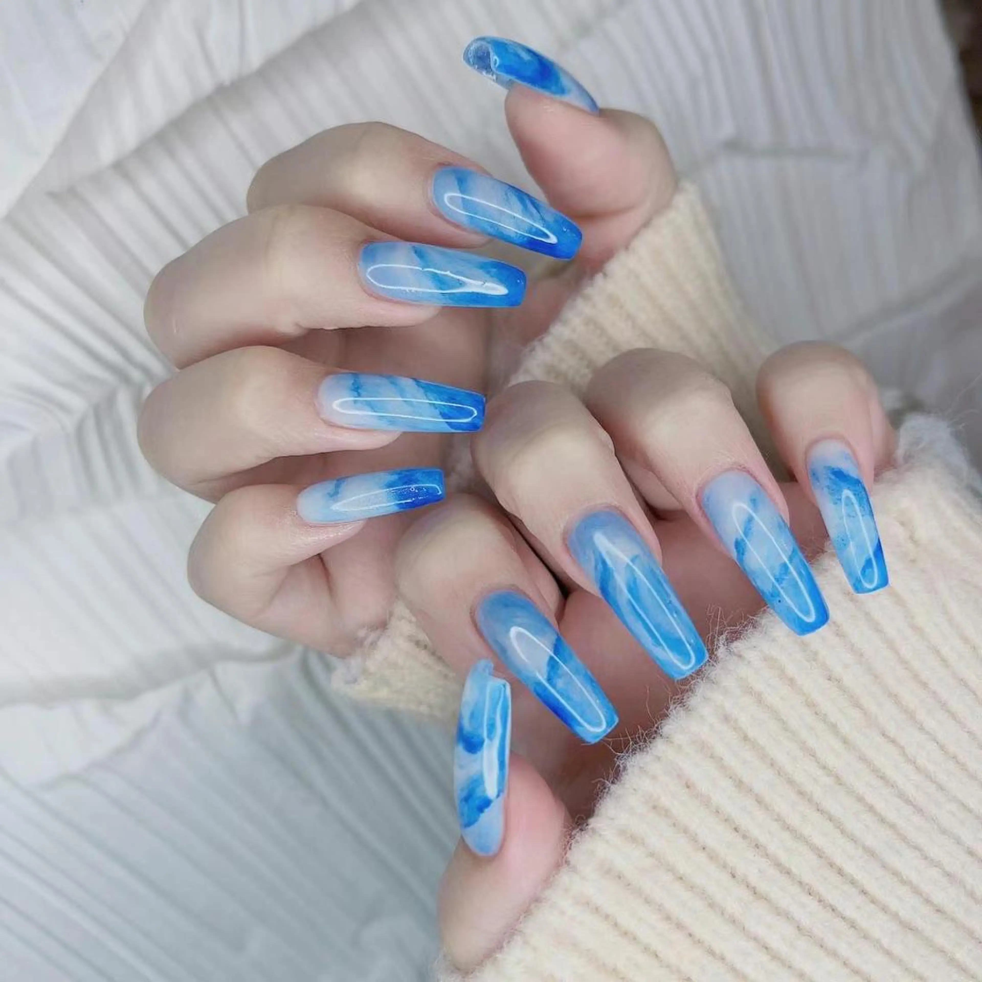 ネイル アートネイル ニュアンスネイル Babarla nailのネイルデザイン