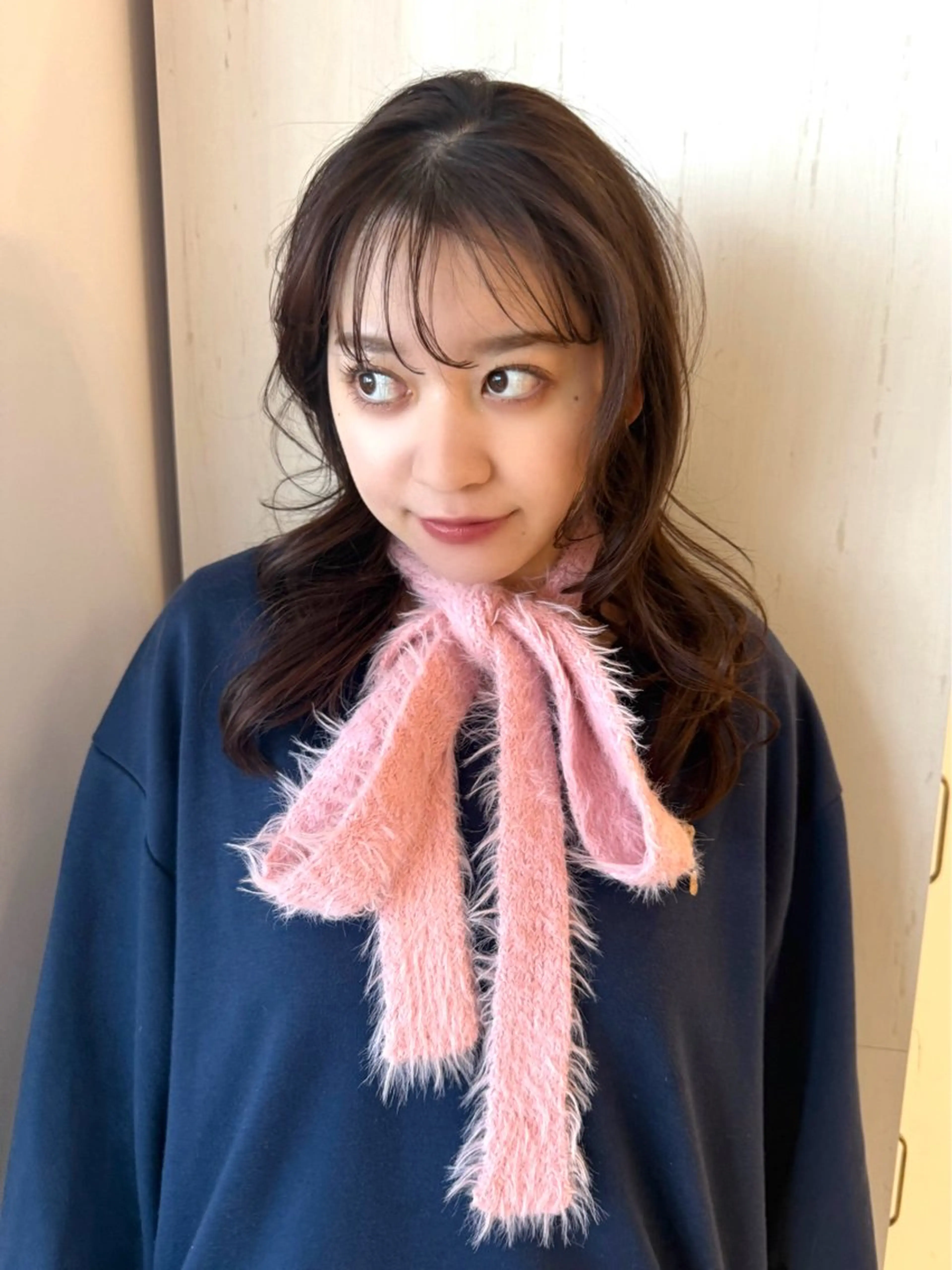 セミロング カラー ヘアカラー 韓国ヘア 🎀華澄のヘアスタイル