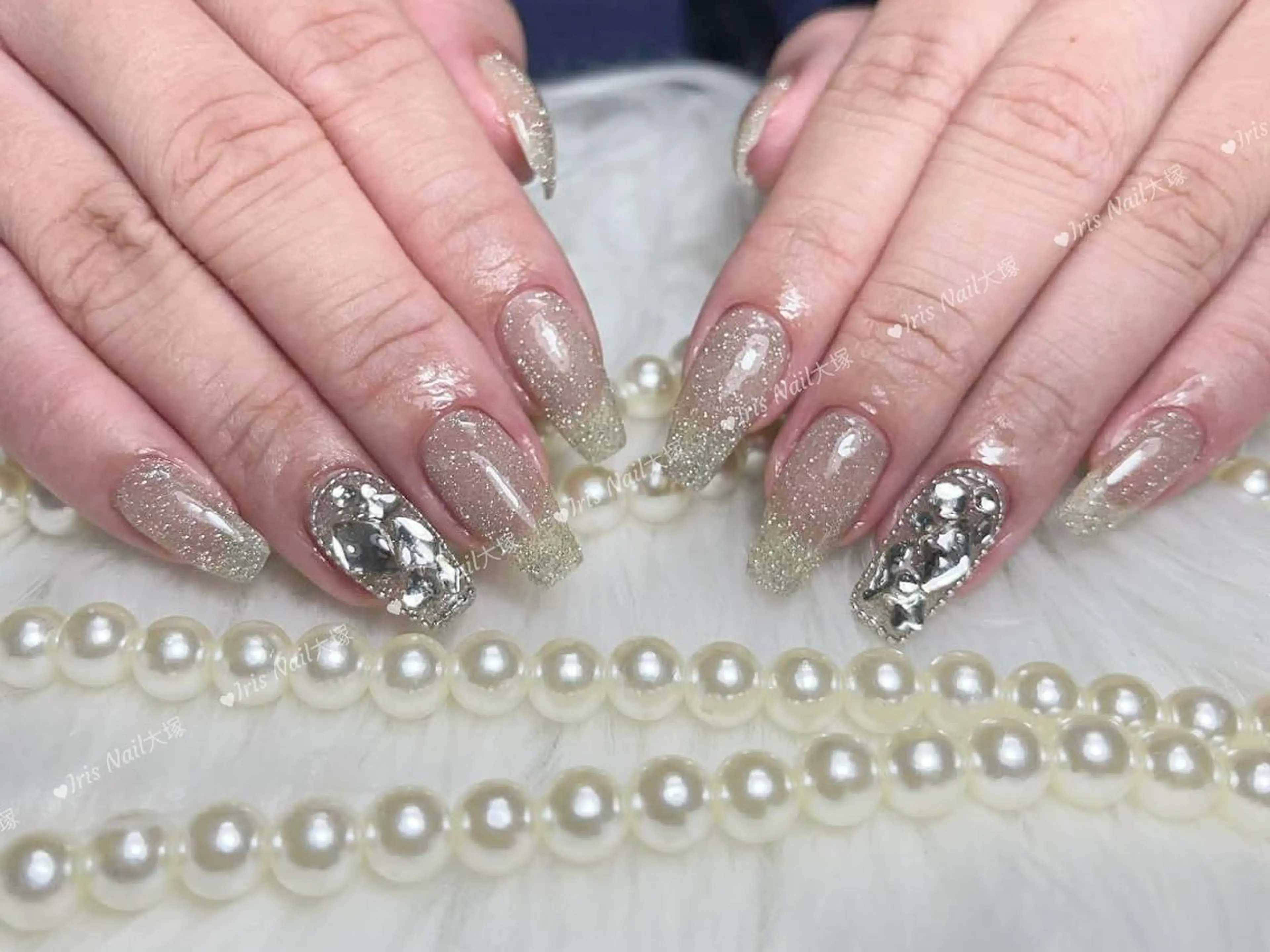 ネイル フラッシュネイル ワンカラーネイル ハンドネイル 🍒IRIS Nail🌸のネイルデザイン