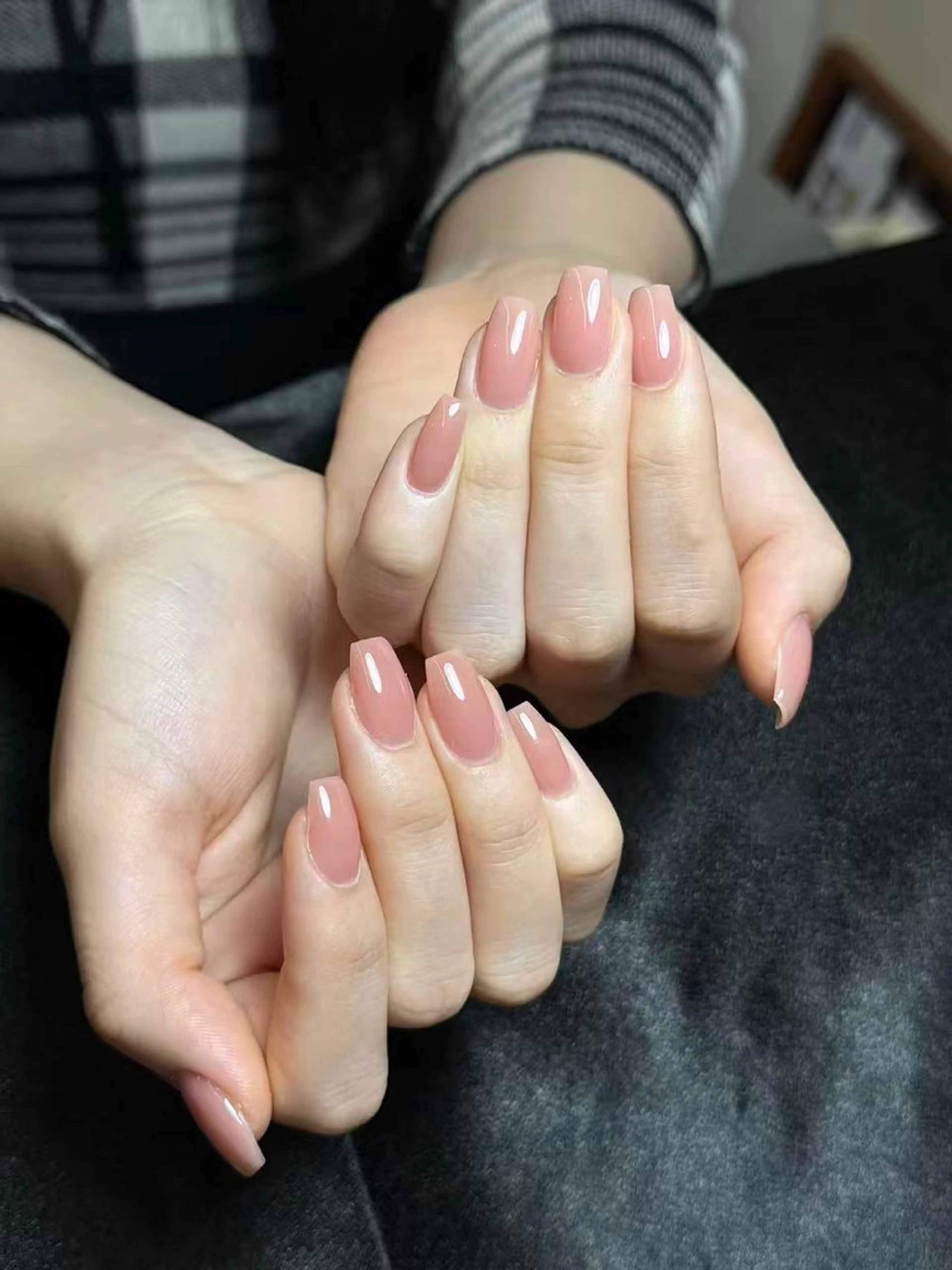 ネイル チークネイル 長さ出し フラッシュネイル フットネイル フレンチネイル Aina nail salon所属・Aina nail さゆりのネイルデザイン