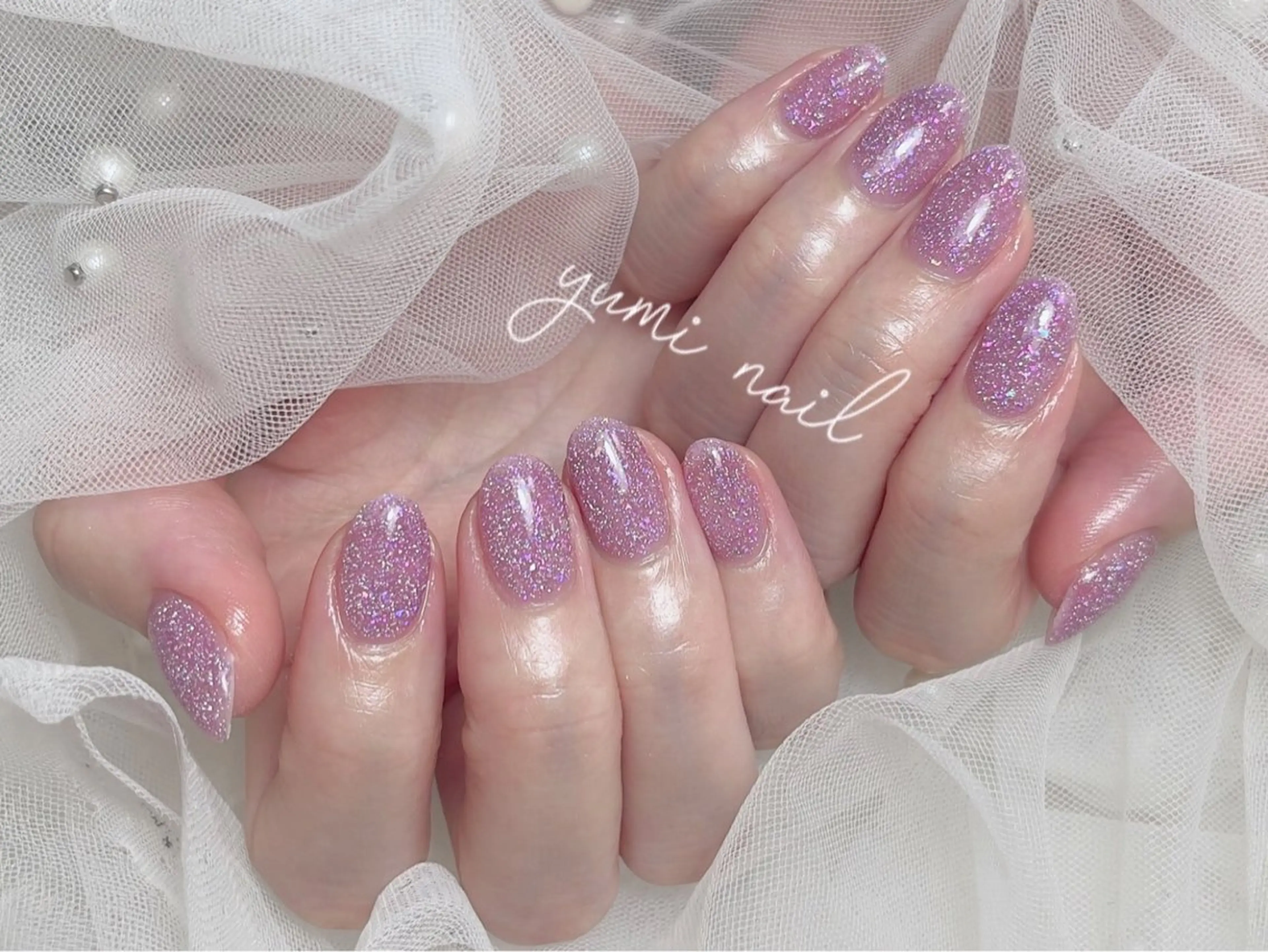 ネイル 𝐲𝐮𝐦𝐢🎀 長さ出しデザイン専門のネイルデザイン