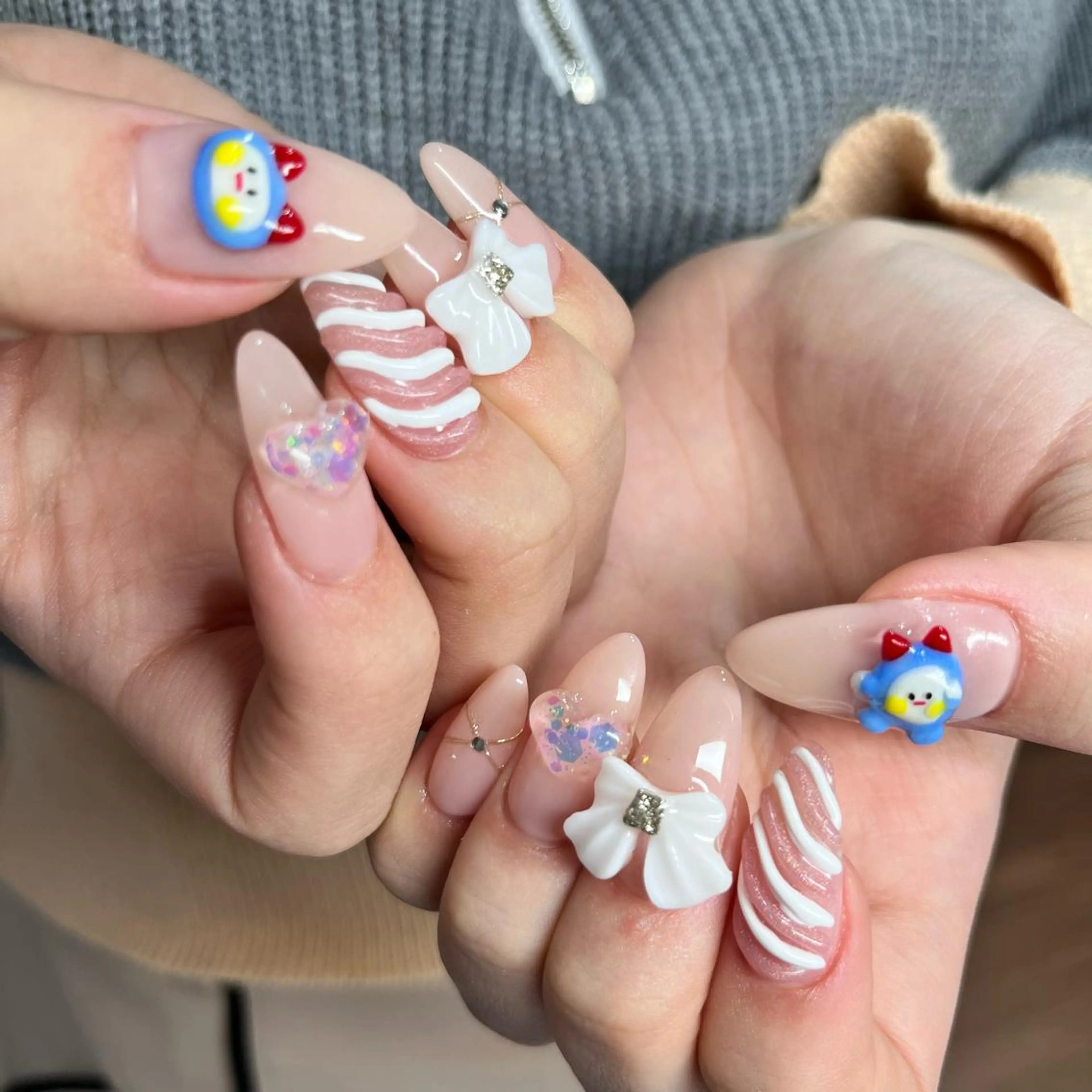 ロング ネイル マツエク・マツパ ハンドネイル apopi's所属・apopis＊ close23:00のネイルデザイン