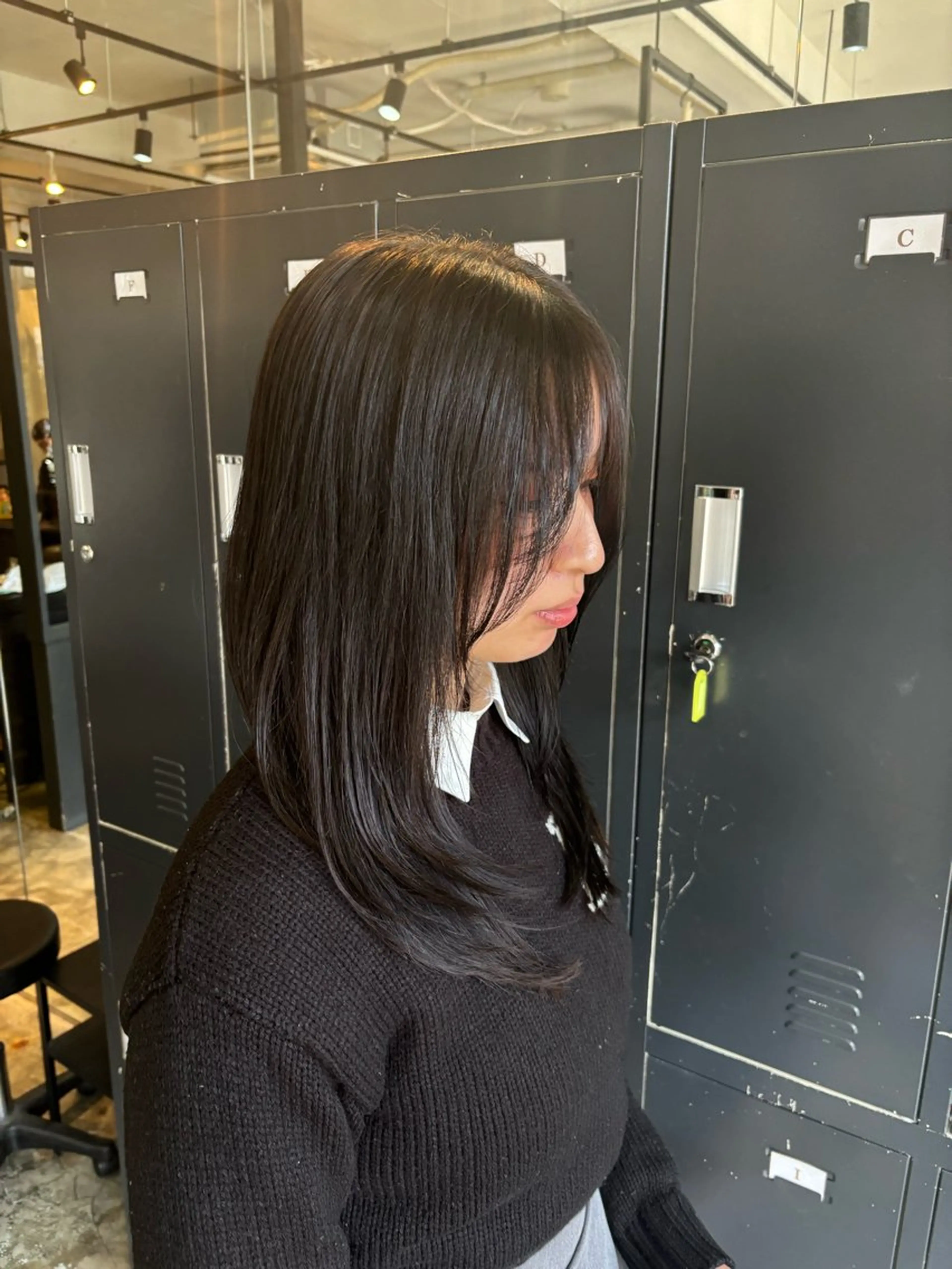 セミロング レイヤーカット カット 🌿FERIA桃山台 AYA🌿のヘアスタイル