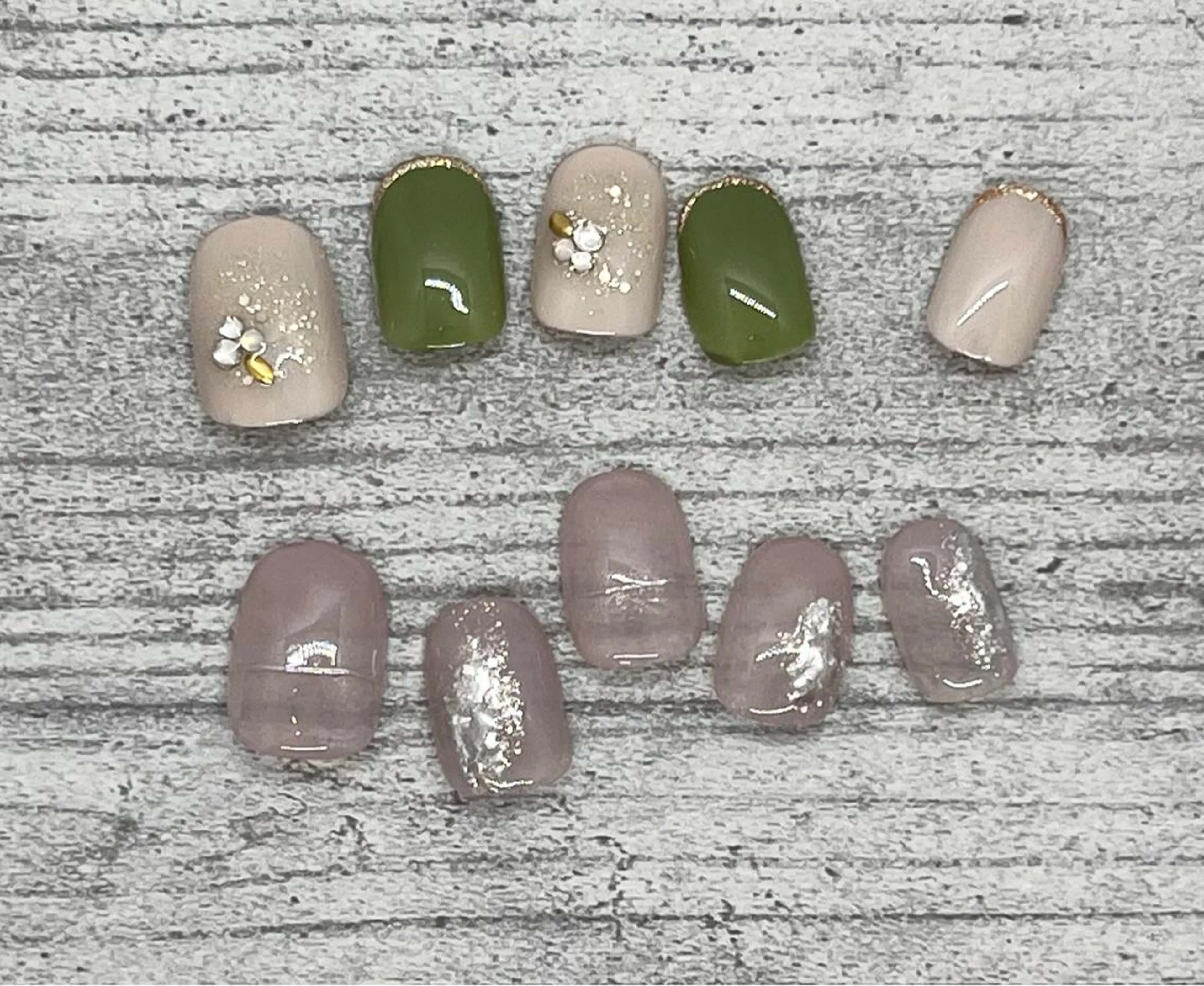 ネイル Huit所属・ユイット 甲南山手のネイルデザイン