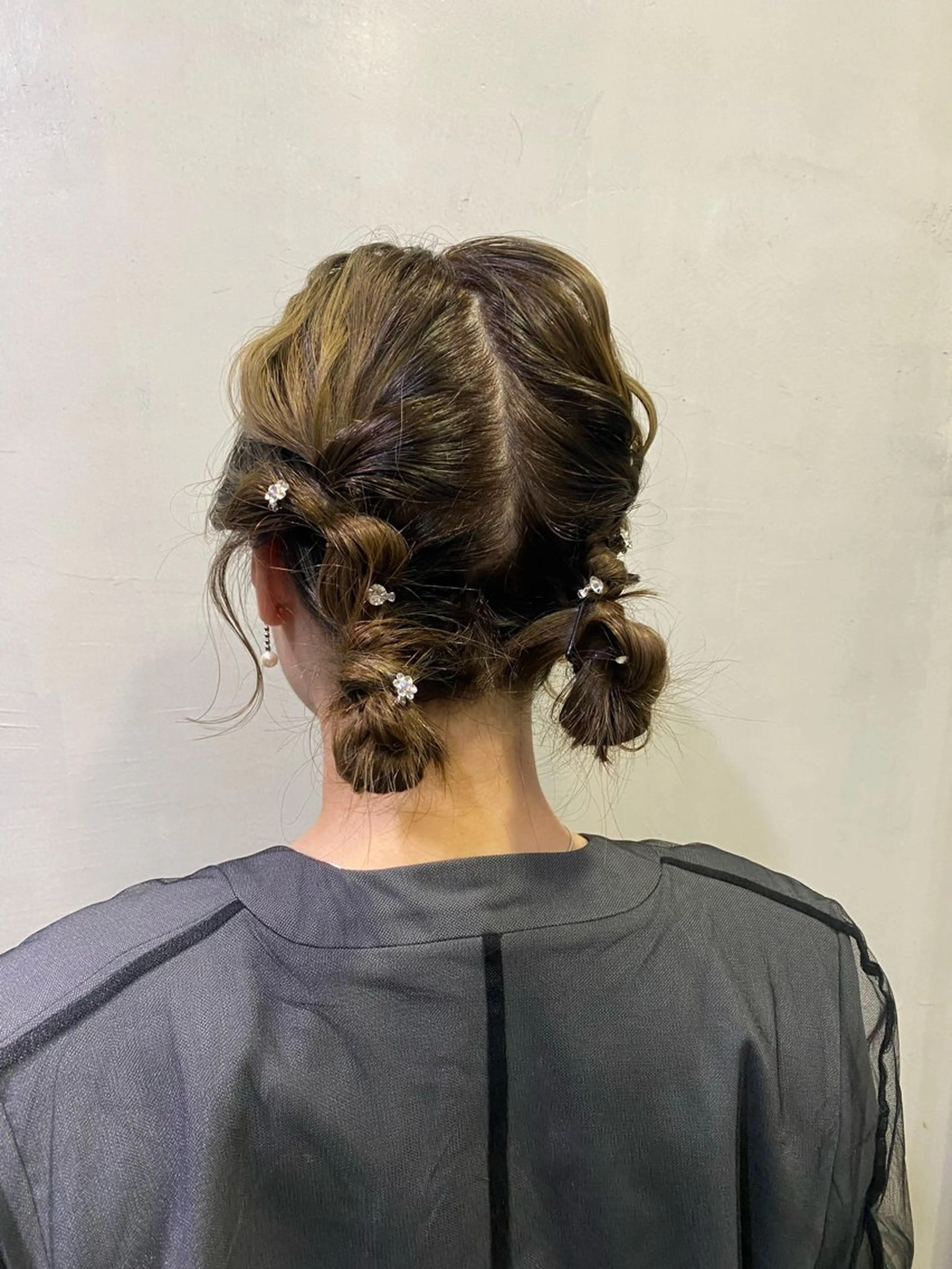 ミディアム ヘアセット 髪質改善特化🥣🫧 天神美容室のヘアスタイル