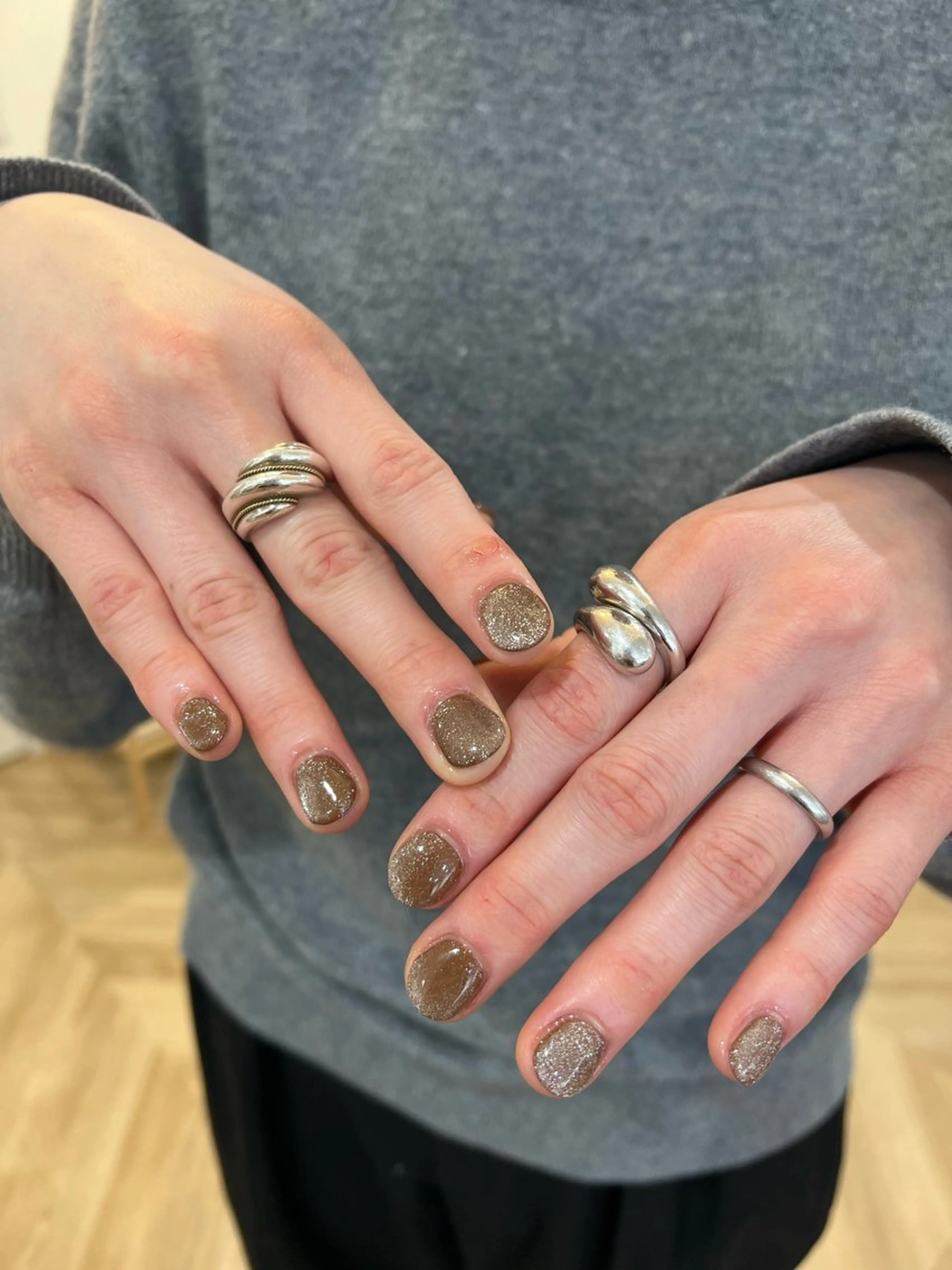 ネイル マグネットネイル ハンドネイル フットネイル ハンドケア Nes.Nail所属・Miyagi Asamiのネイルデザイン