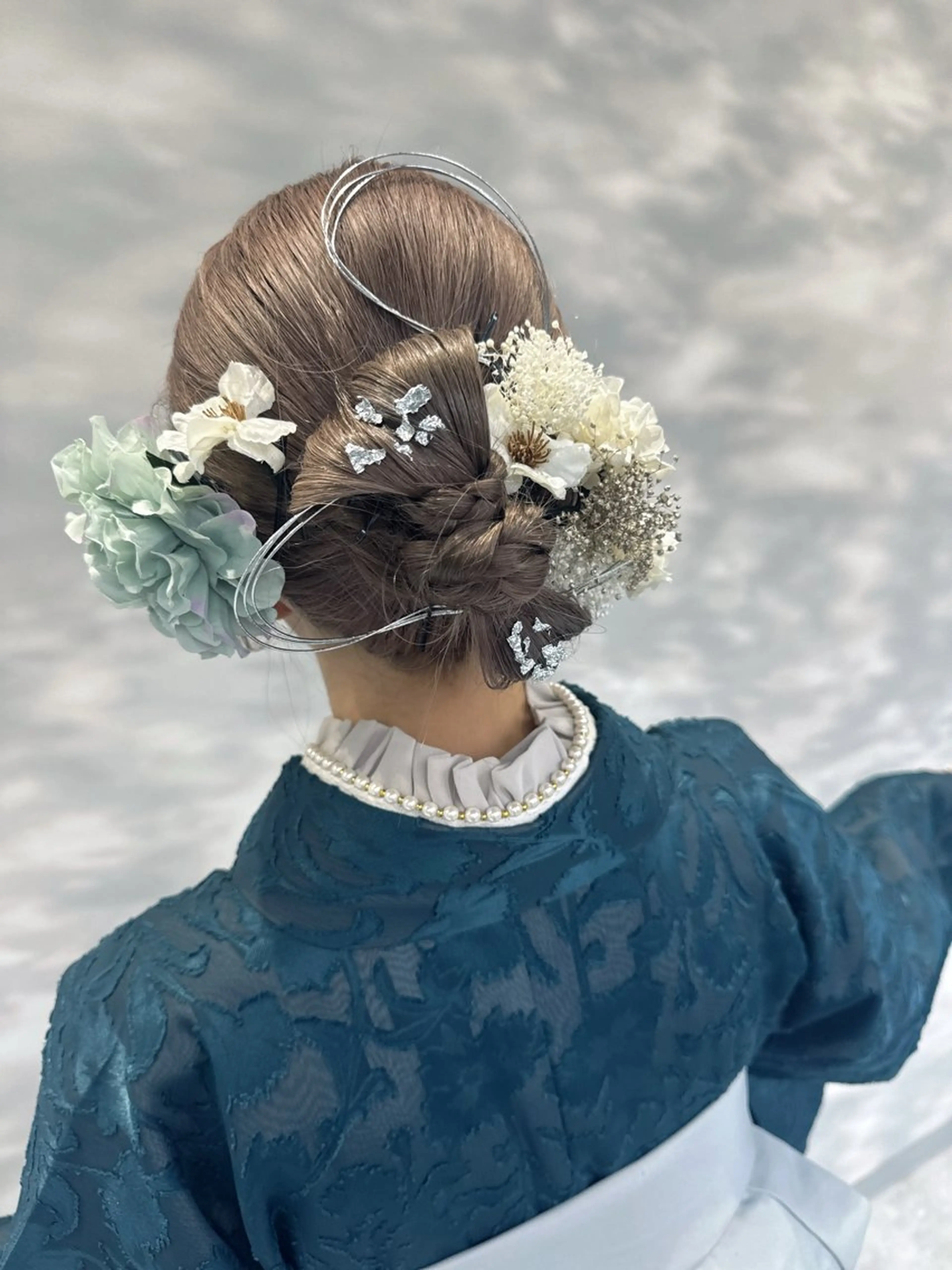 ミディアム ラベンダーベージュ 学生 韓国風ヘア ヘアセット 🦋ami/浦和 ブリーチ／韓国🦋のヘアスタイル