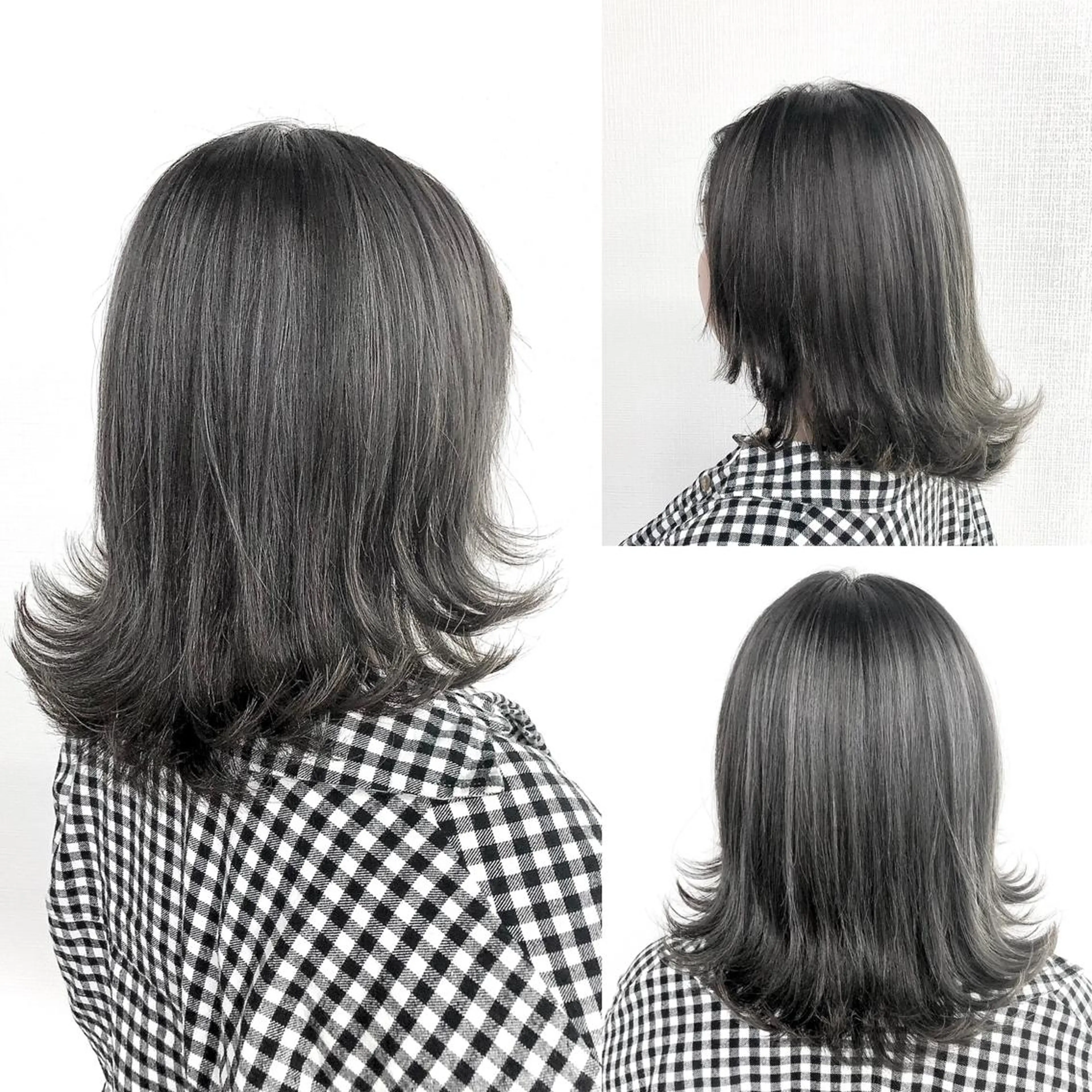 ミディアム カラー ヘアアレンジ メンズ キッズ ヘアカラー トリートメント ✨最強美容師✨ 💙にっしー西村💙のヘアスタイル