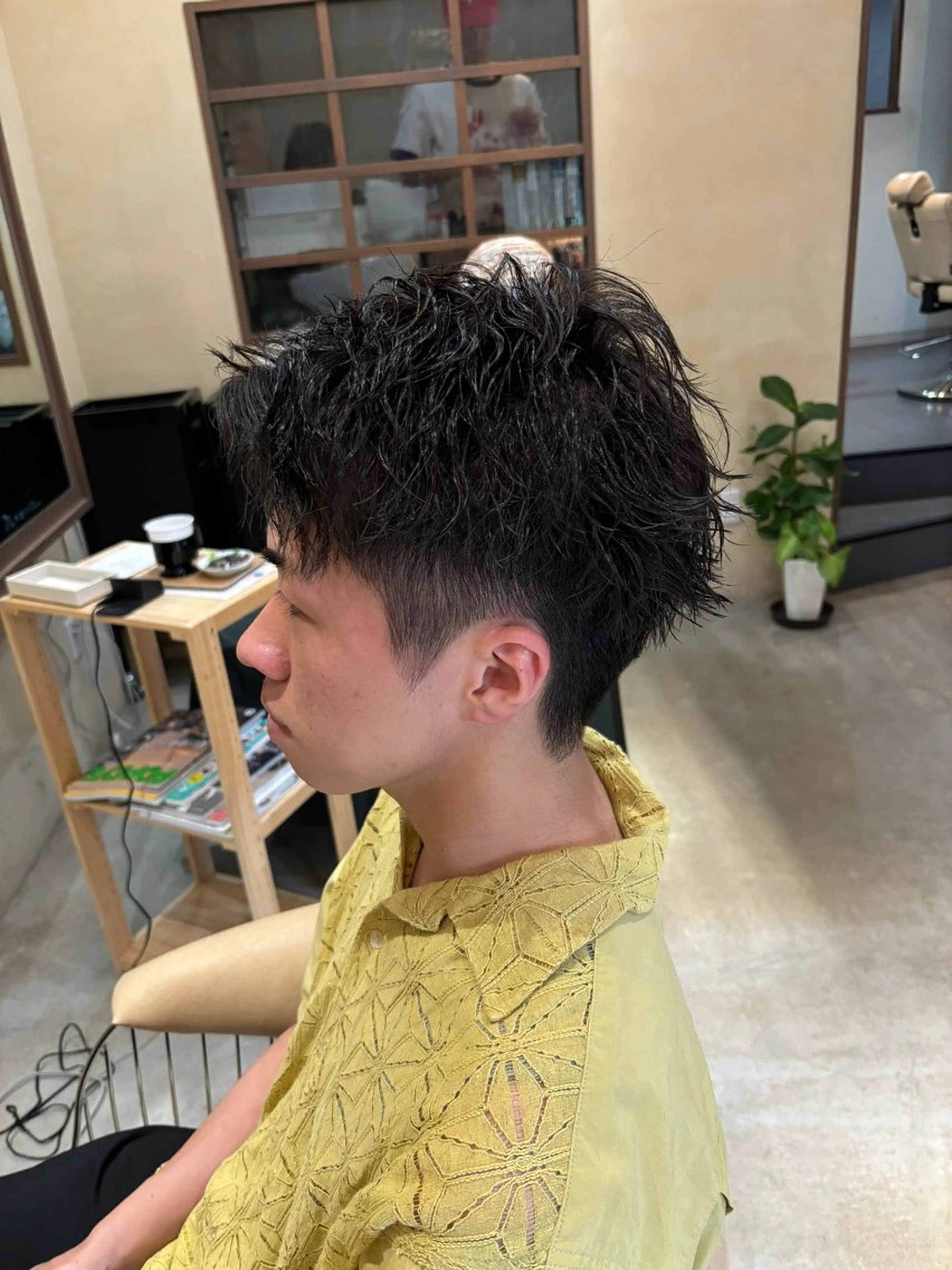 ショート メンズ カット パーマ トリートメント 鹿児島 TSUBASAのヘアスタイル