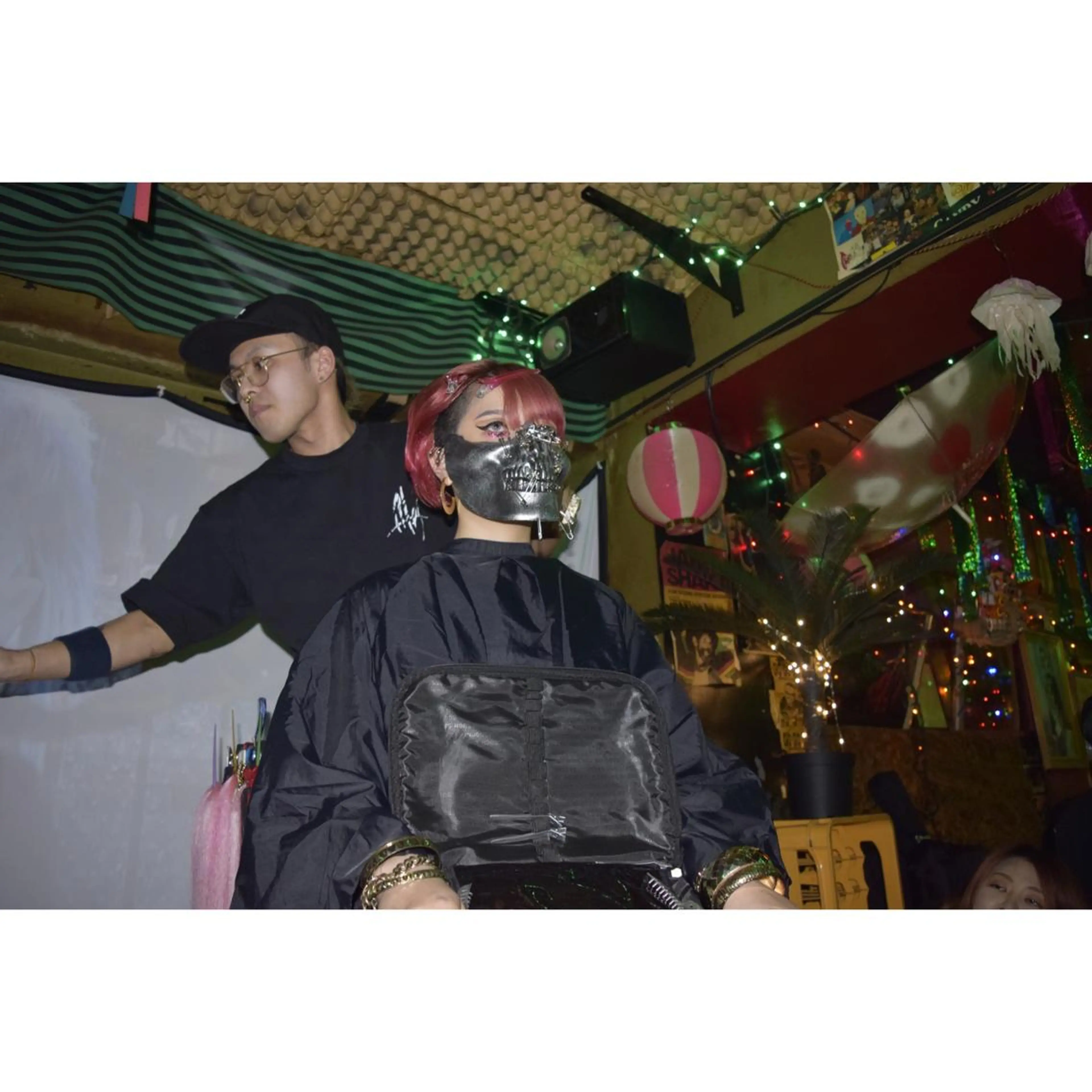 ショート カラー ヘアアレンジ ネイル マツエク・マツパ haco+所属・🌈派手髪エクステ ブレイズ🌈ひろとのヘアスタイル