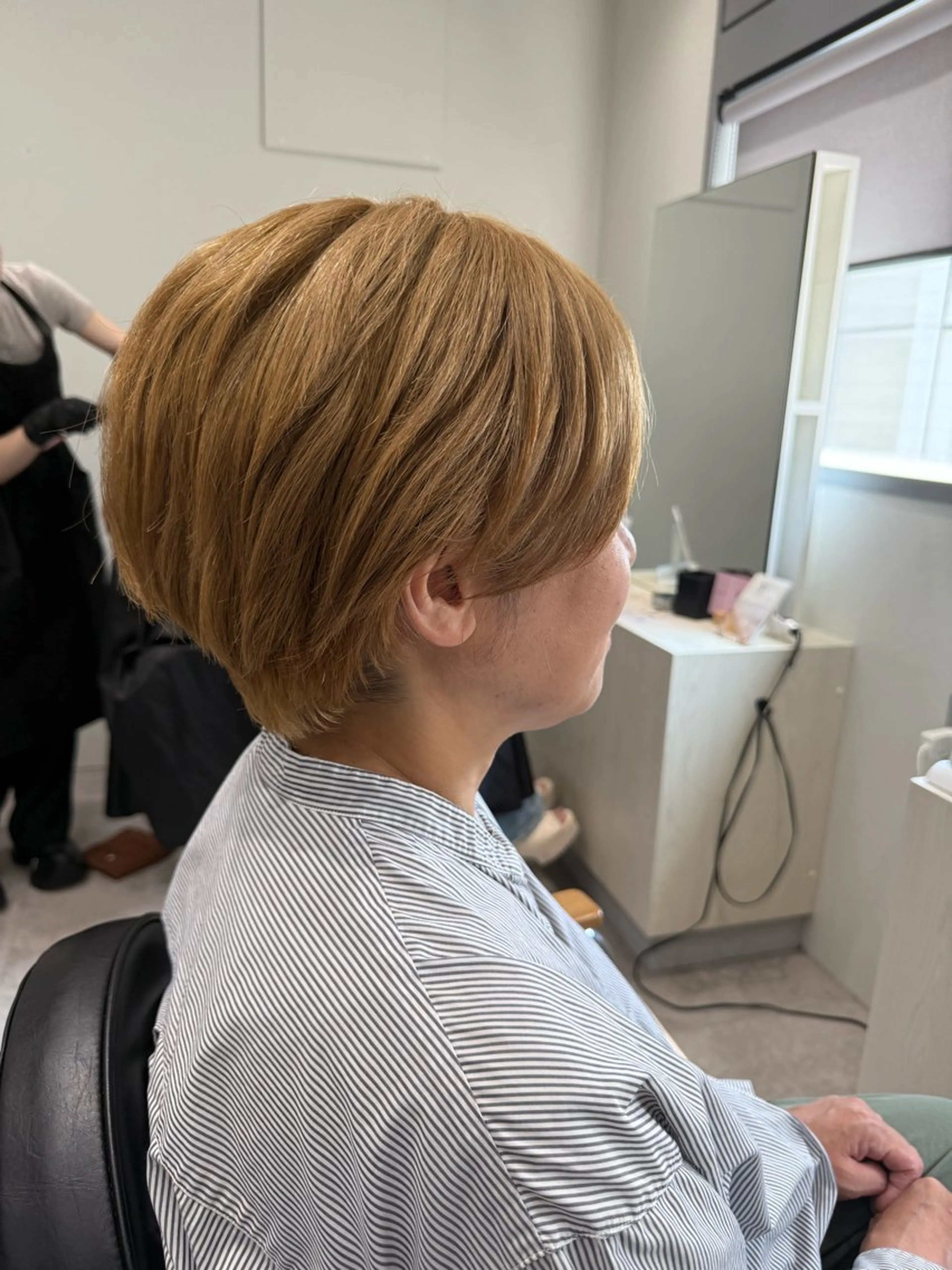 ショート ハンサムショート ショートヘア soyon 心斎橋店のヘアスタイル