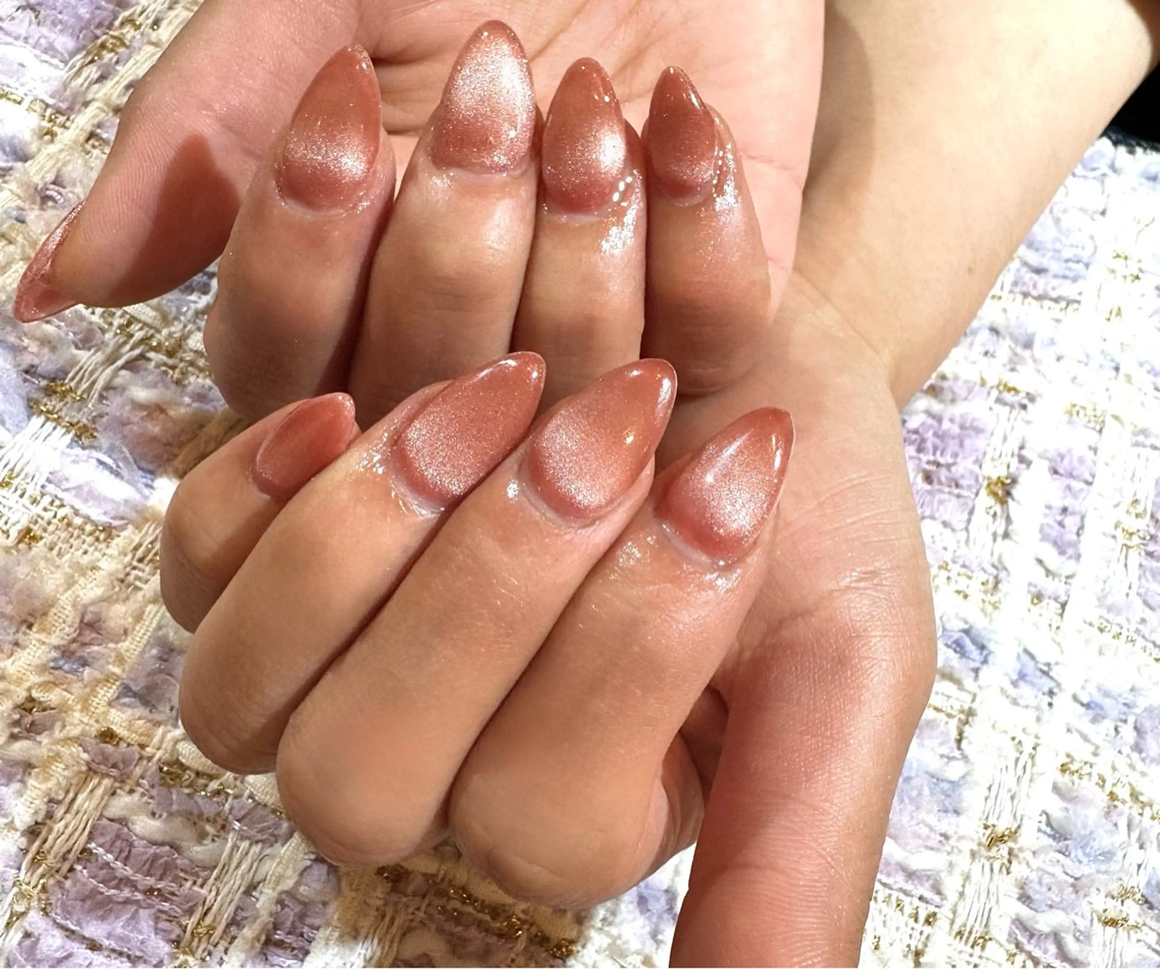 ネイル 長さ出し ジェルネイル マグネットネイル メンズネイル ネイルチップ ハンドネイル マイムネイル所属・MIMnail メンズネイリストのネイルデザイン