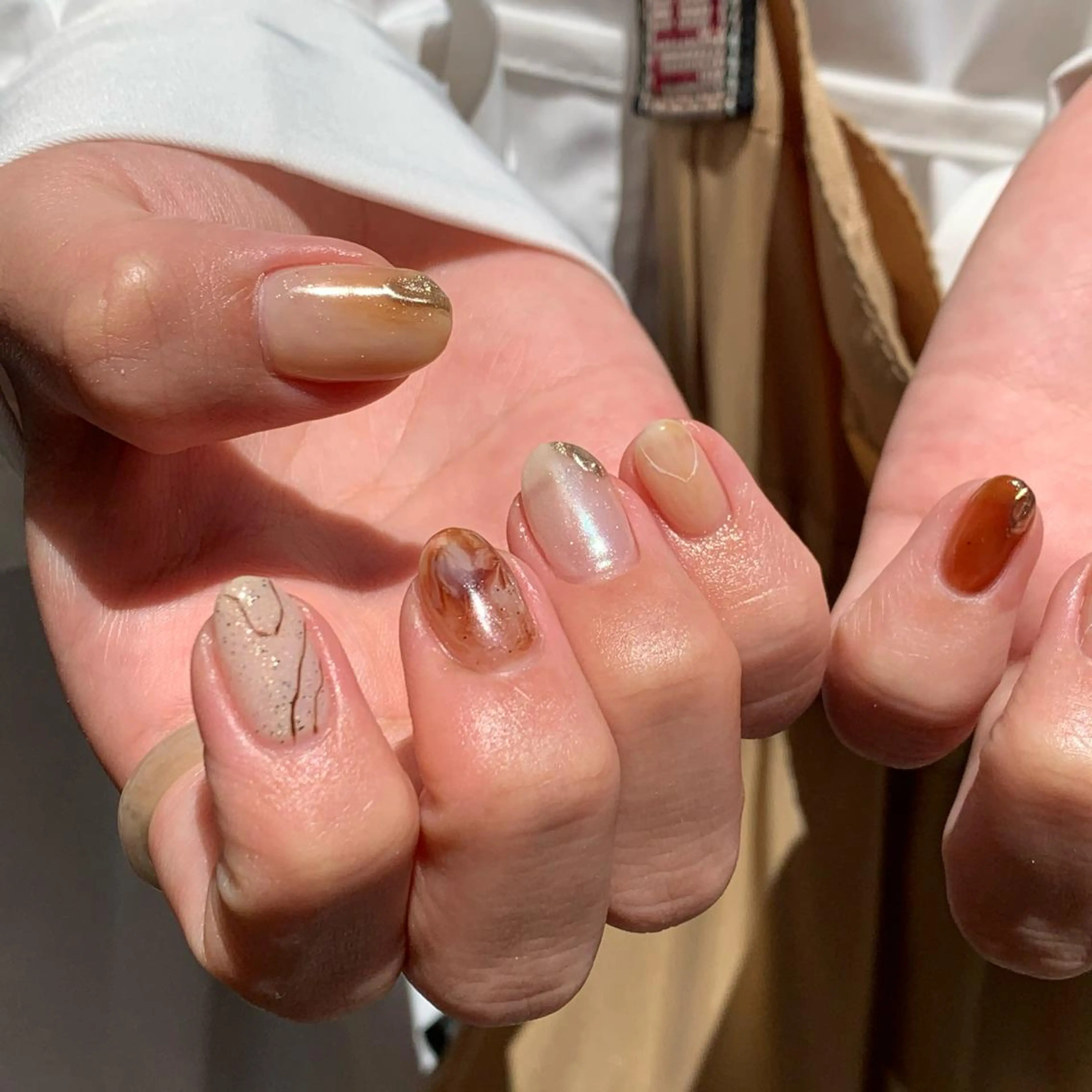 ネイル ニュアンスネイル mana ☾のネイルデザイン