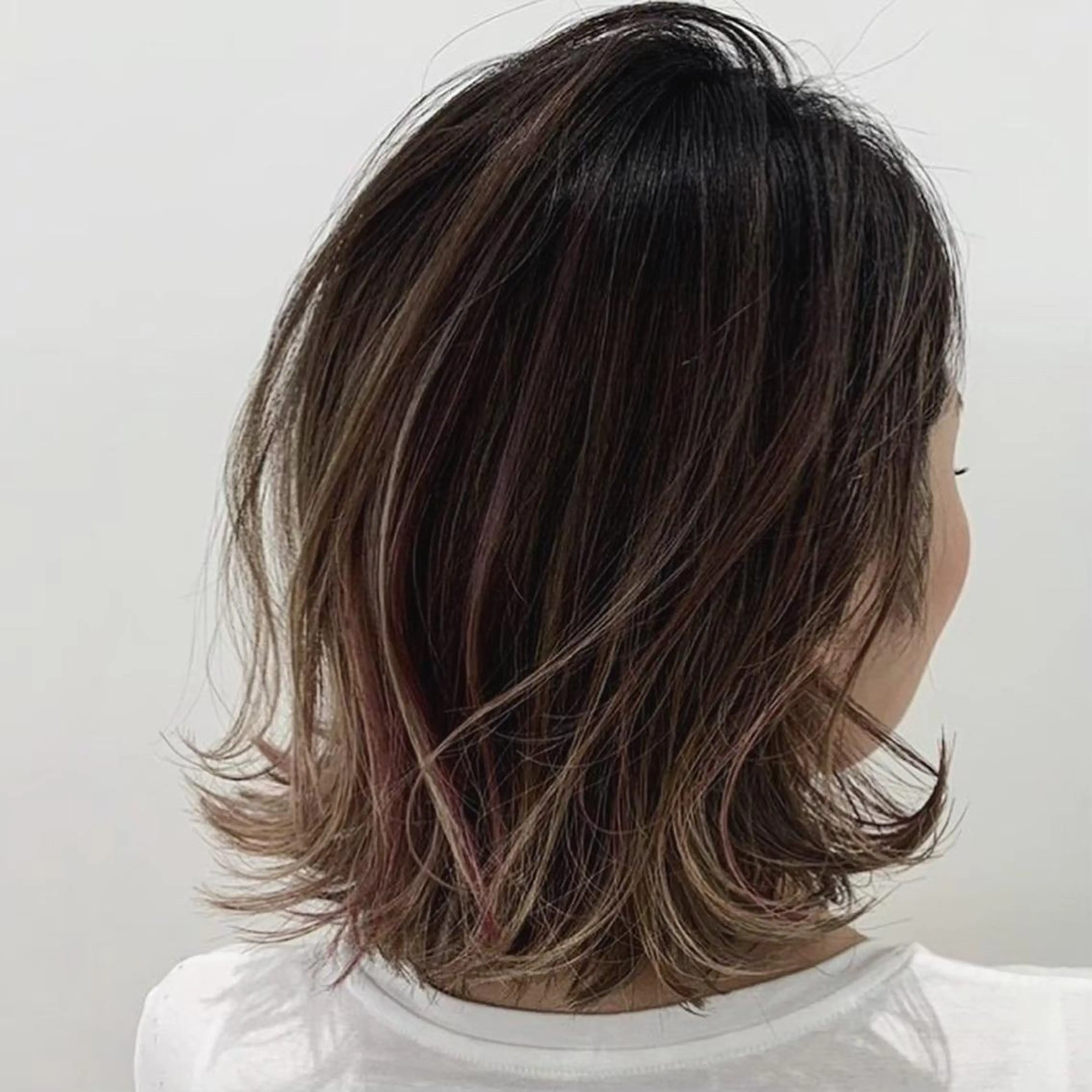 ミディアム カラー ヘアアレンジ 指名支持率NO.1 スタイリストのヘアスタイル