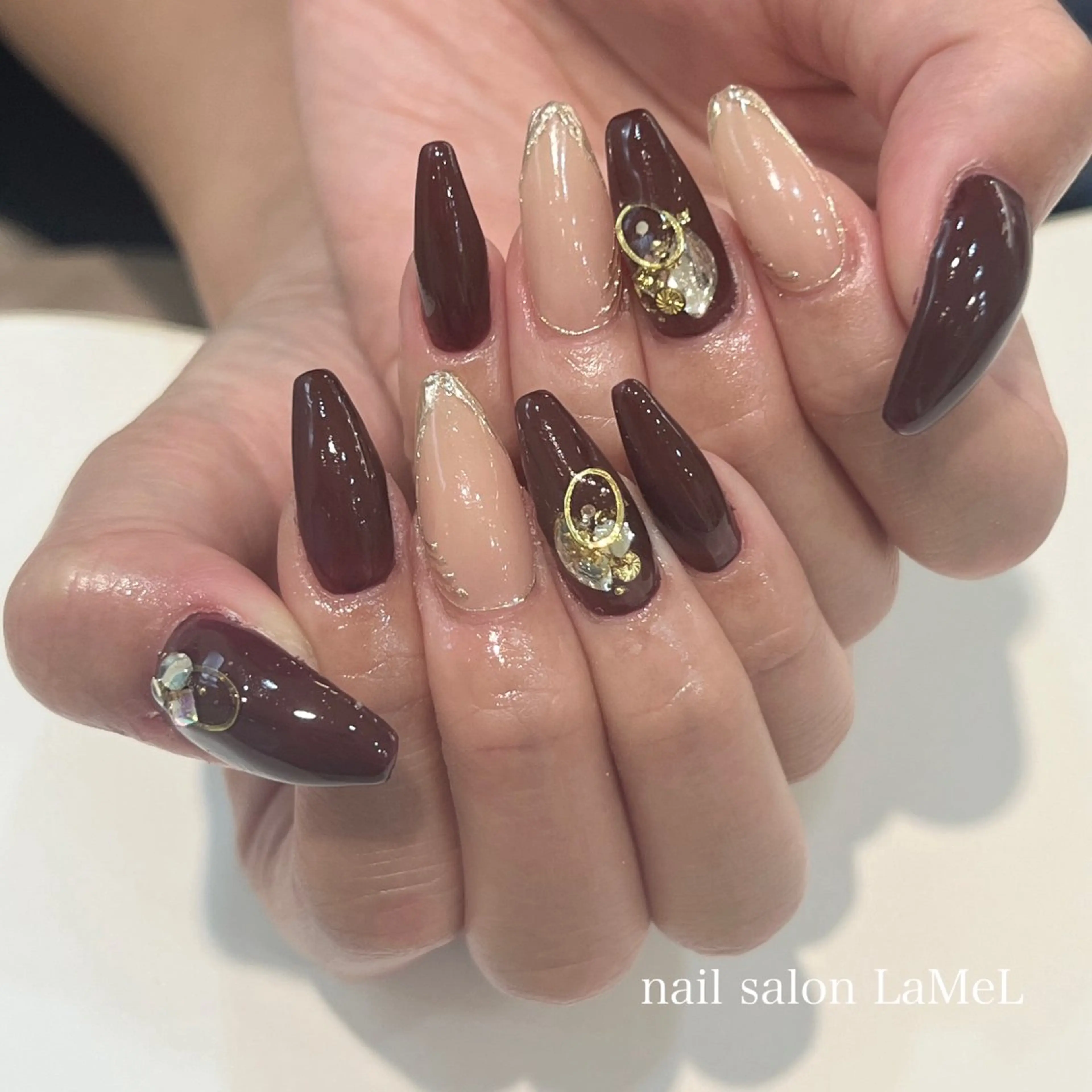 ネイル ハンドネイル 【nailsalon LaMeL】岡崎のネイルデザイン