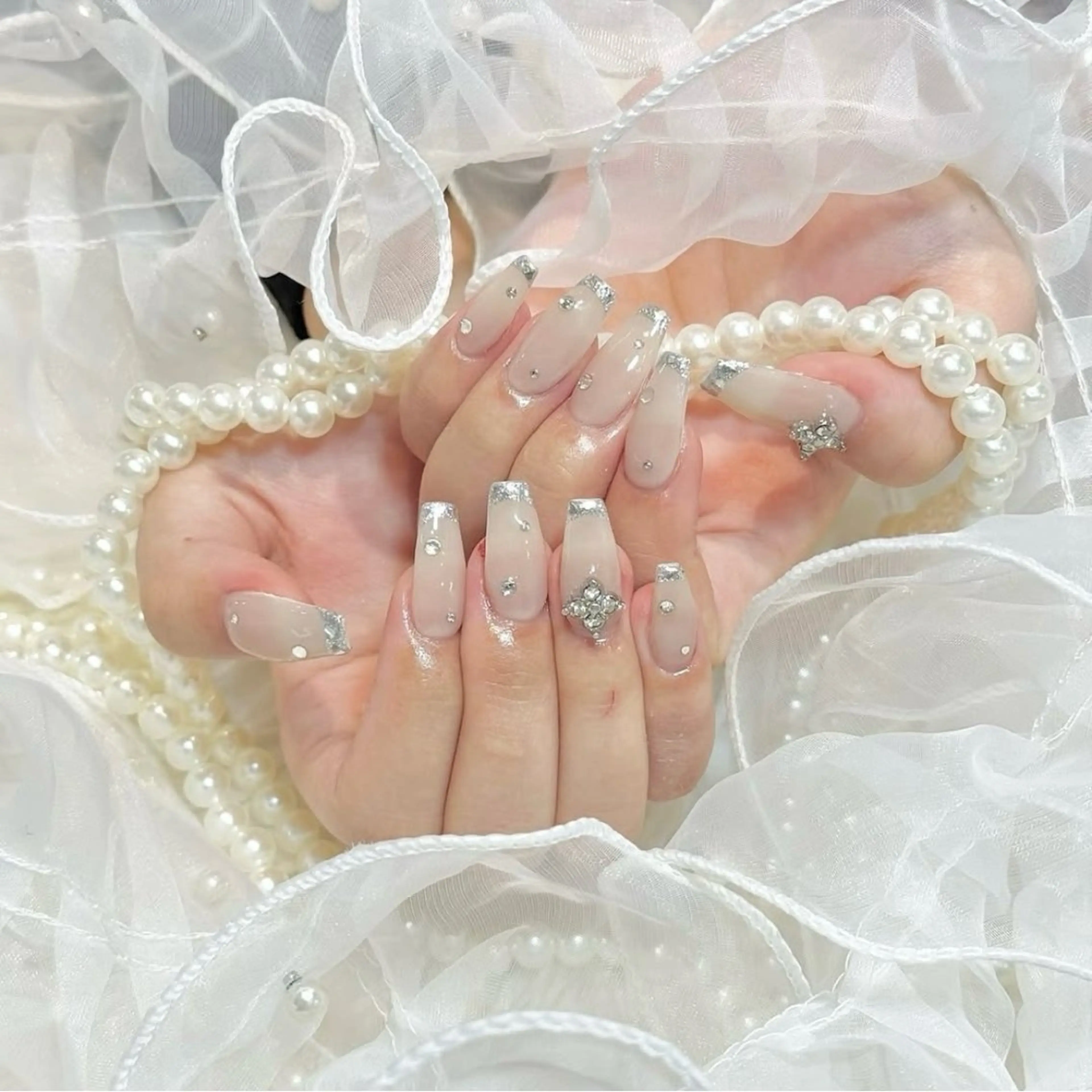 オフなし⭐️チップ長さ出し持込デザイン120分の写真