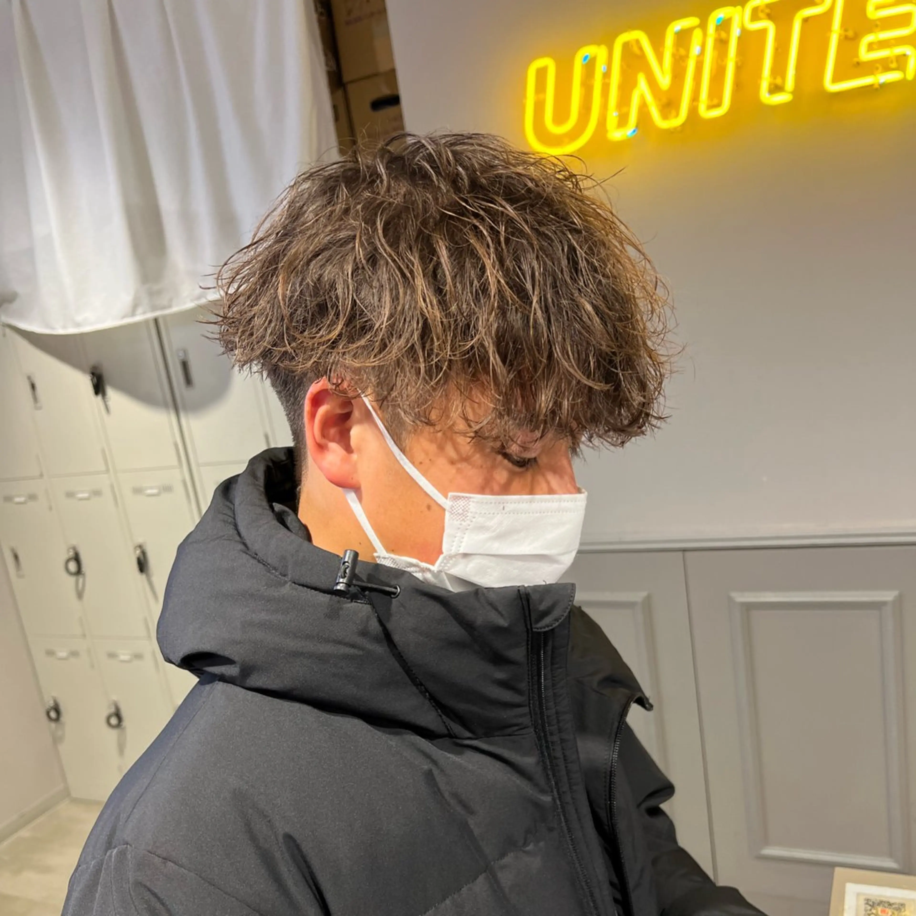 パーマ 透明感ベージュ🤎 ナチュラルレイヤーのヘアスタイル