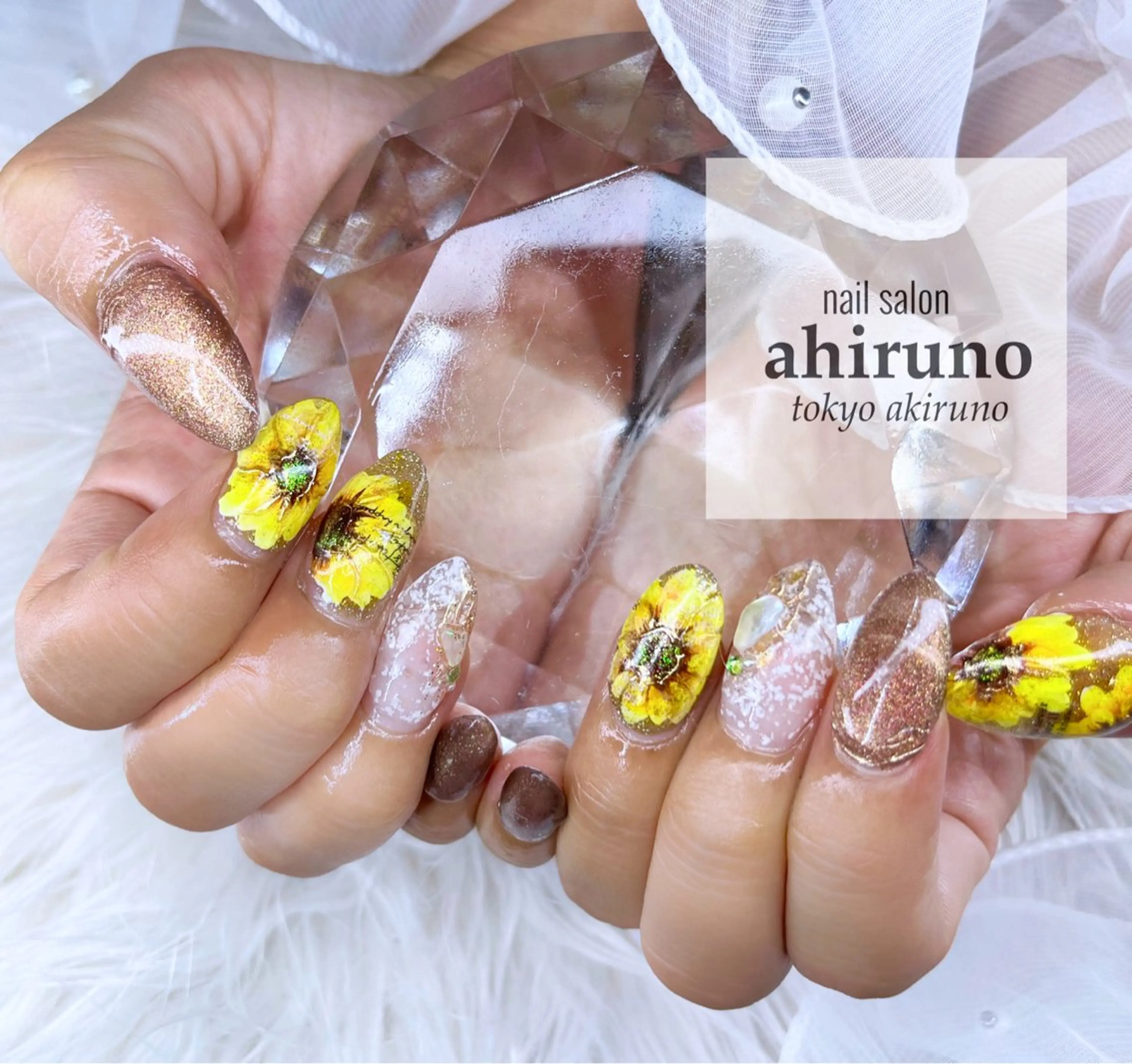ネイル 夏ネイル ハンドネイル ａｈｉｒｕｎｏ ✿ ｙｕiのネイルデザイン